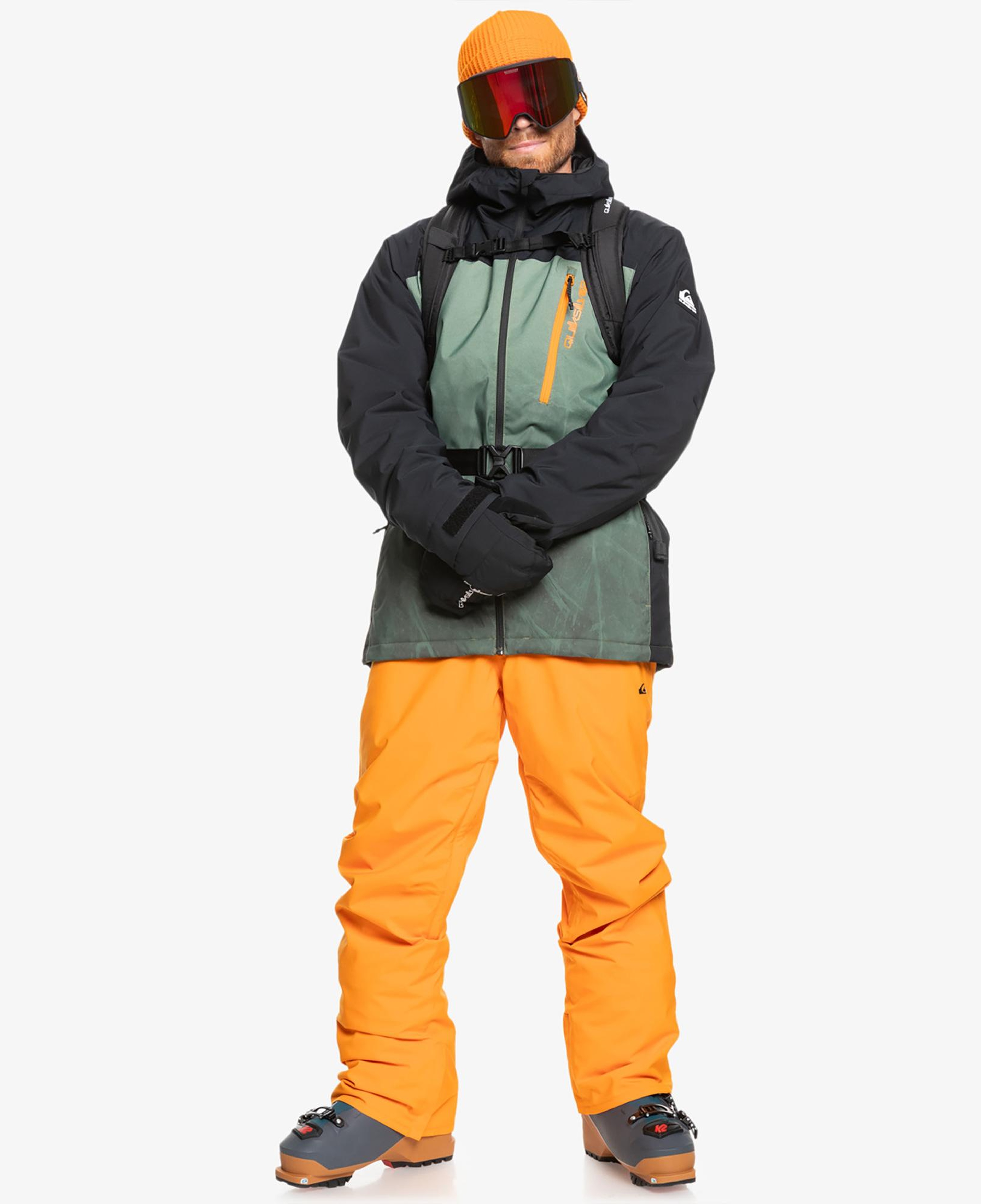 Quiksilver Estate Erkek Turuncu Kayak Pantolonu