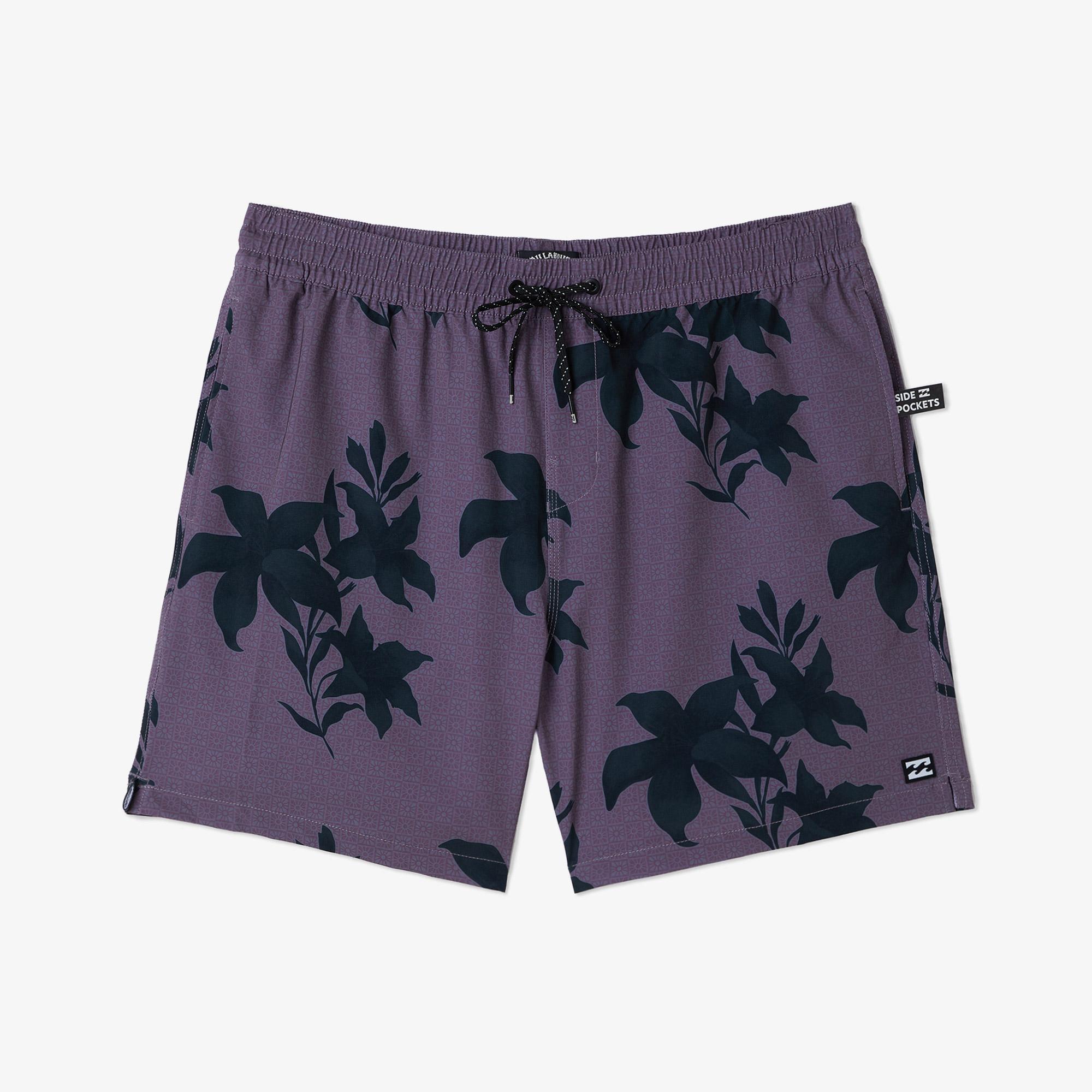 Billabong Sundays Layback Erkek Mor Deniz Şortu