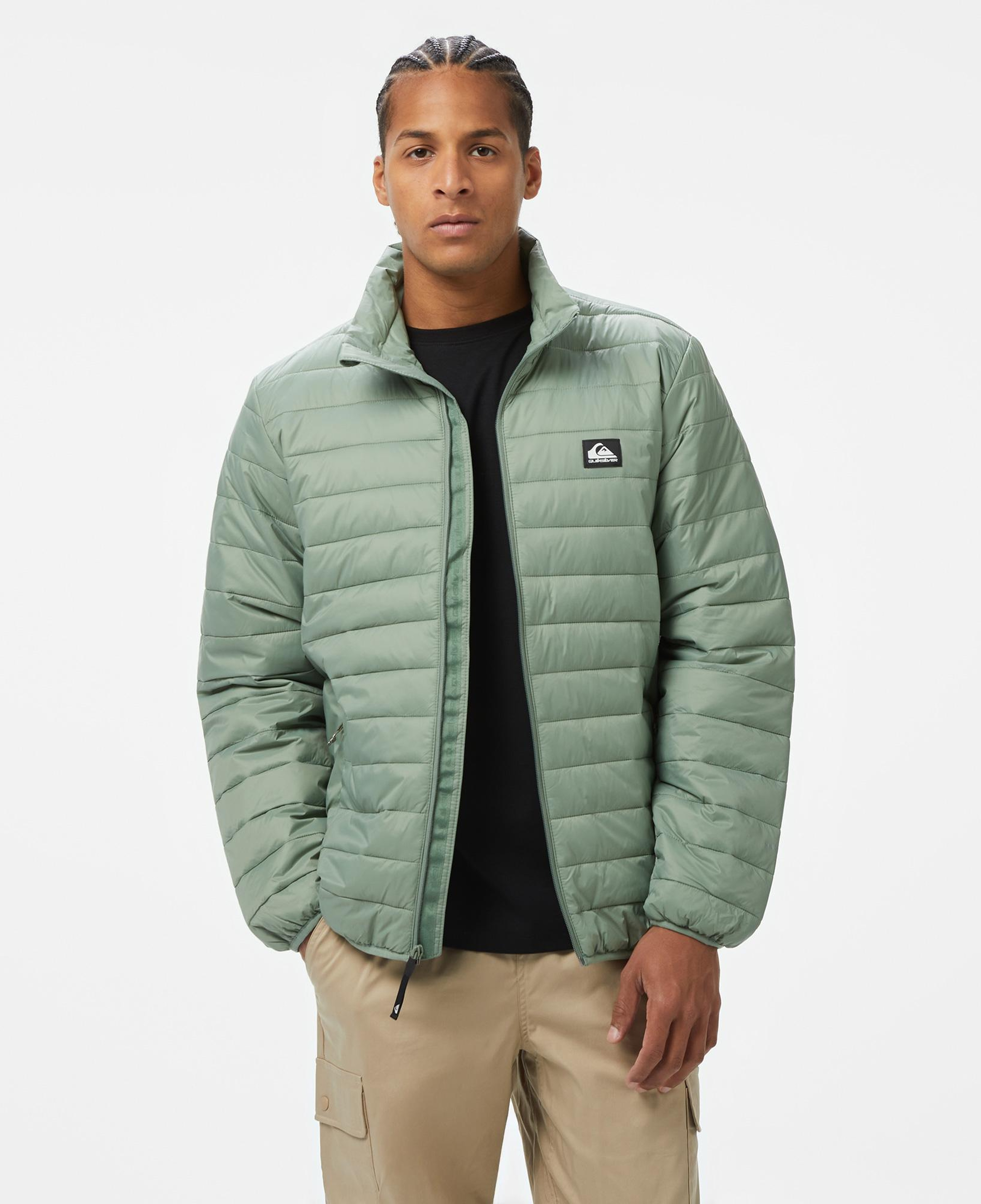 Quiksilver Scaly Insulator Erkek Yeşil Mont