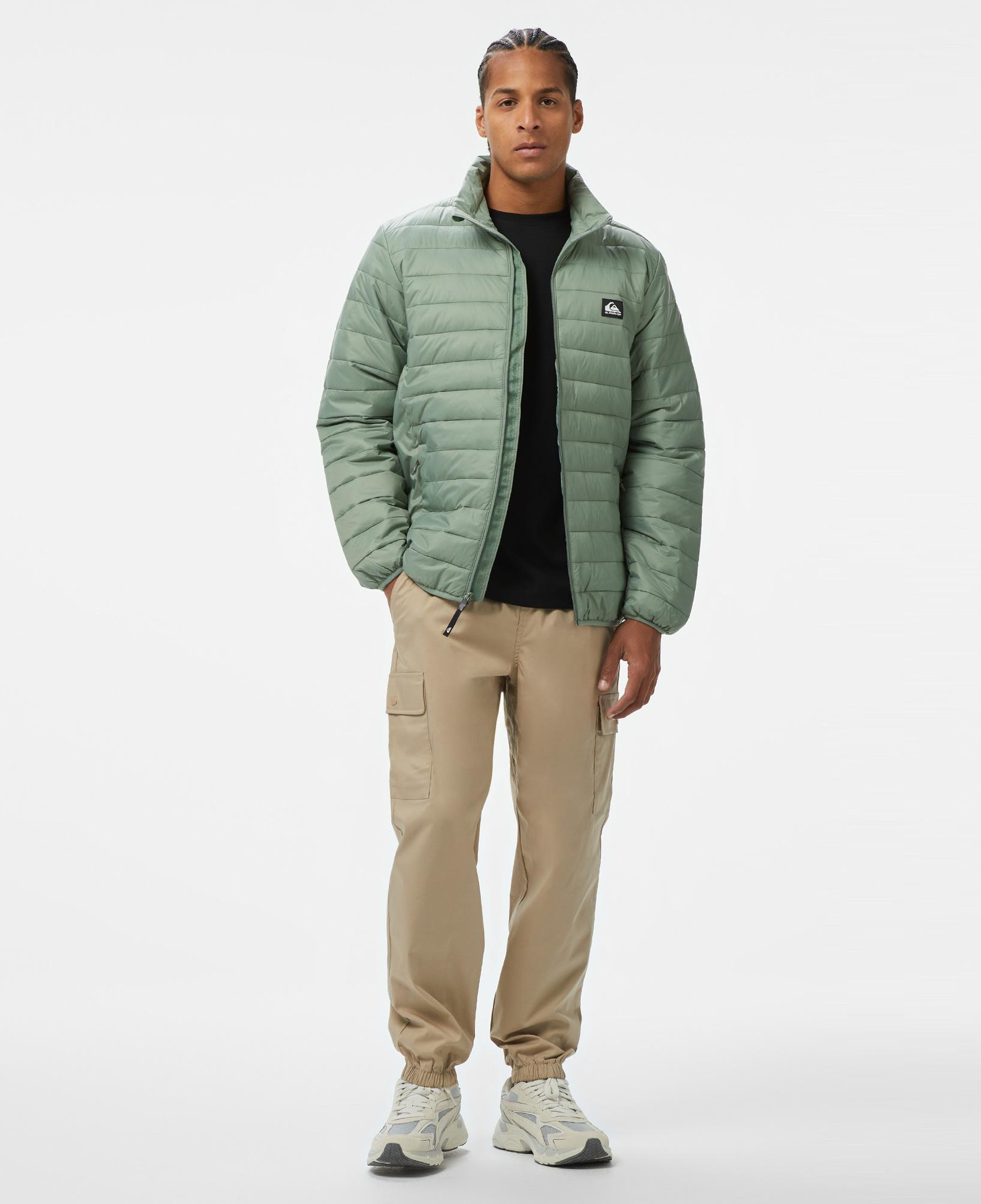 Quiksilver Scaly Insulator Erkek Yeşil Mont