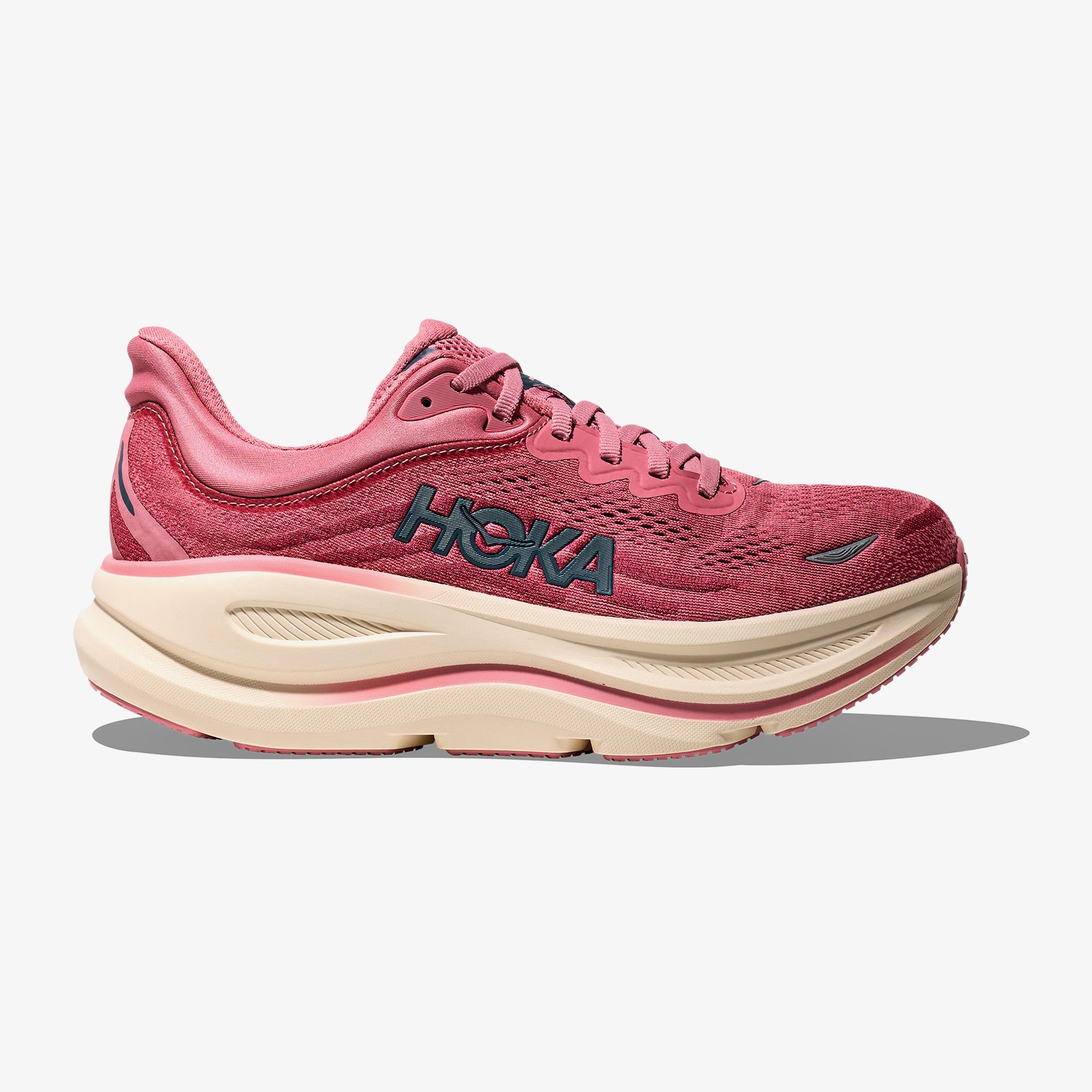 Hoka Bondi 9 Kadın Kırmızı Koşu Ayakkabısı