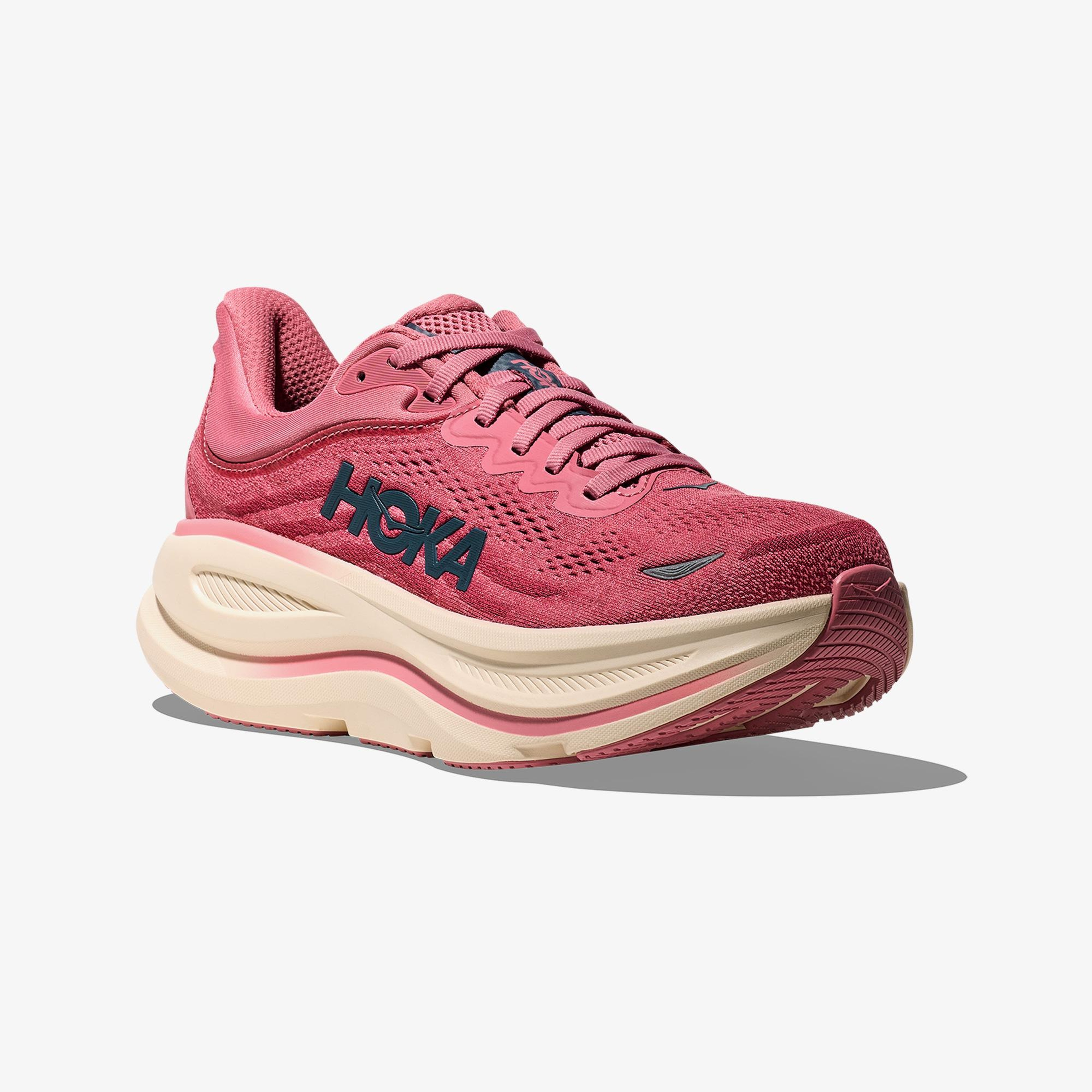 Hoka Bondi 9 Kadın Kırmızı Koşu Ayakkabısı