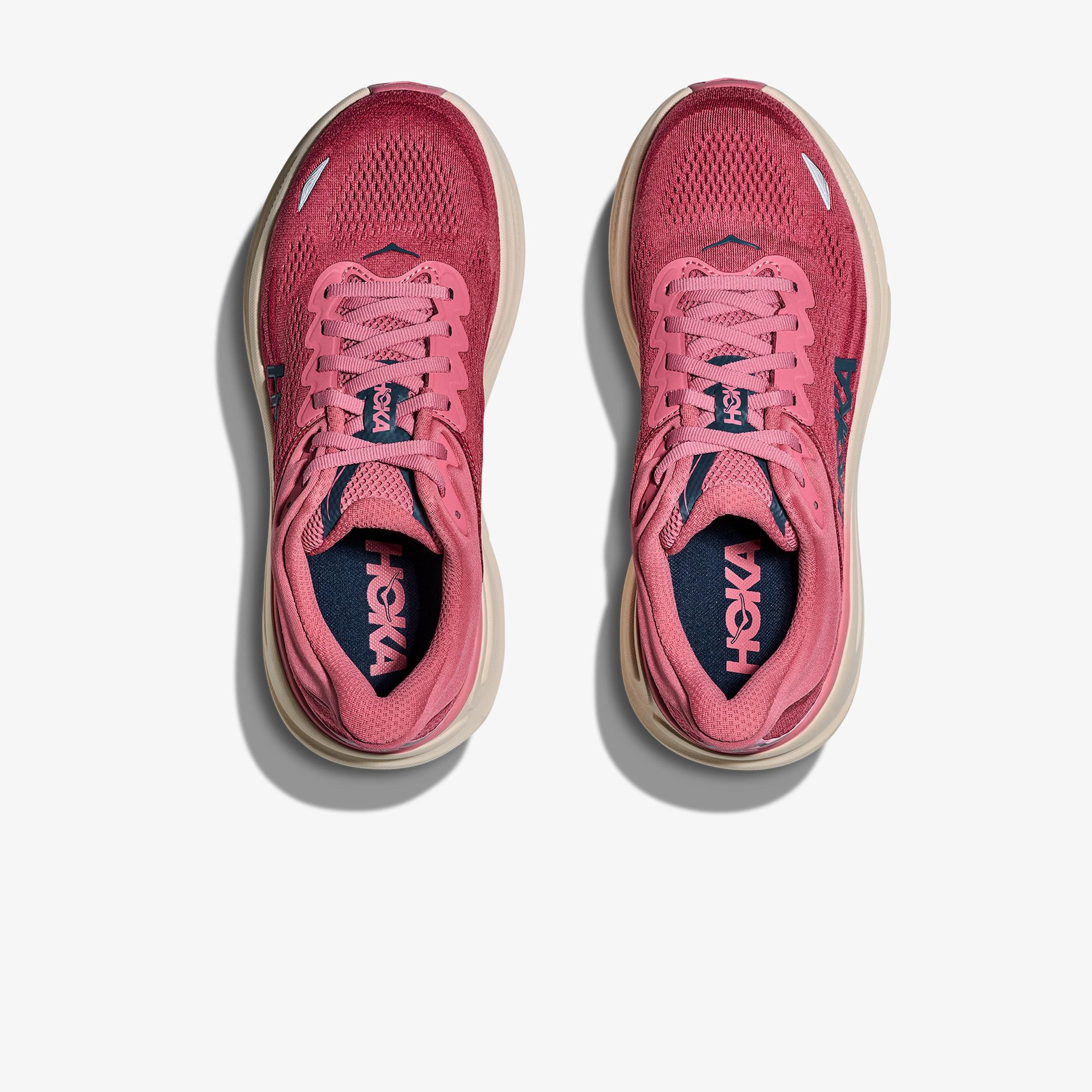 Hoka Bondi 9 Kadın Kırmızı Koşu Ayakkabısı