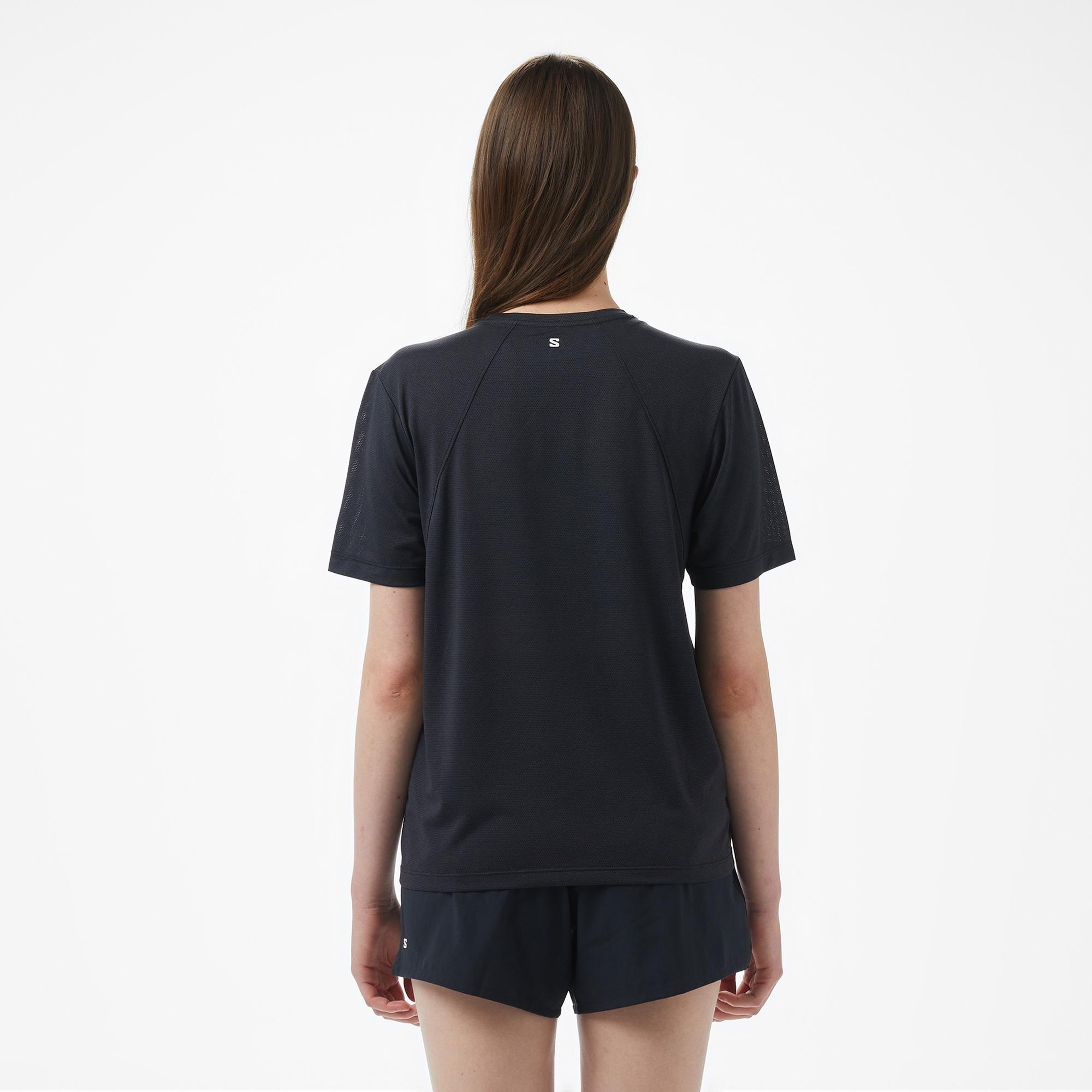 Salomon Shkout Core Kadın Siyah Koşu T-Shirt