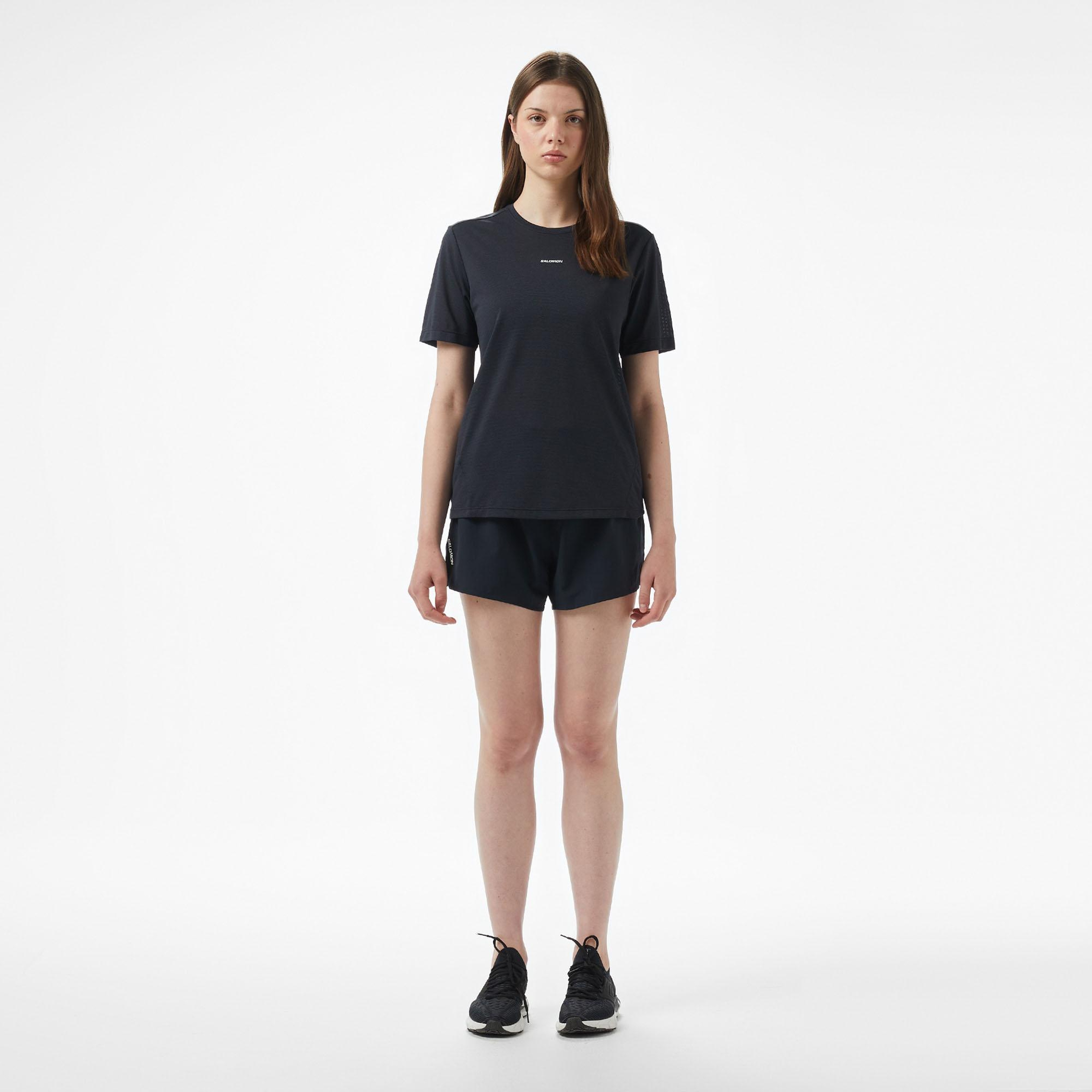 Salomon Shkout Core Kadın Siyah Koşu T-Shirt