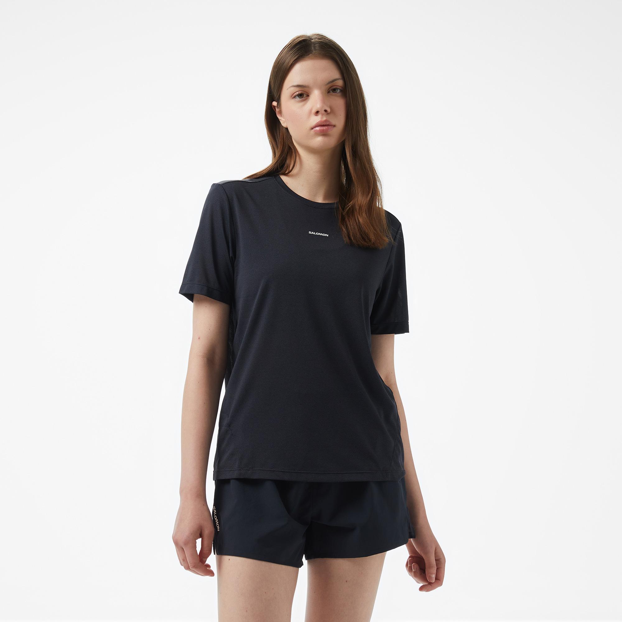 Salomon Shkout Core Kadın Siyah Koşu T-Shirt