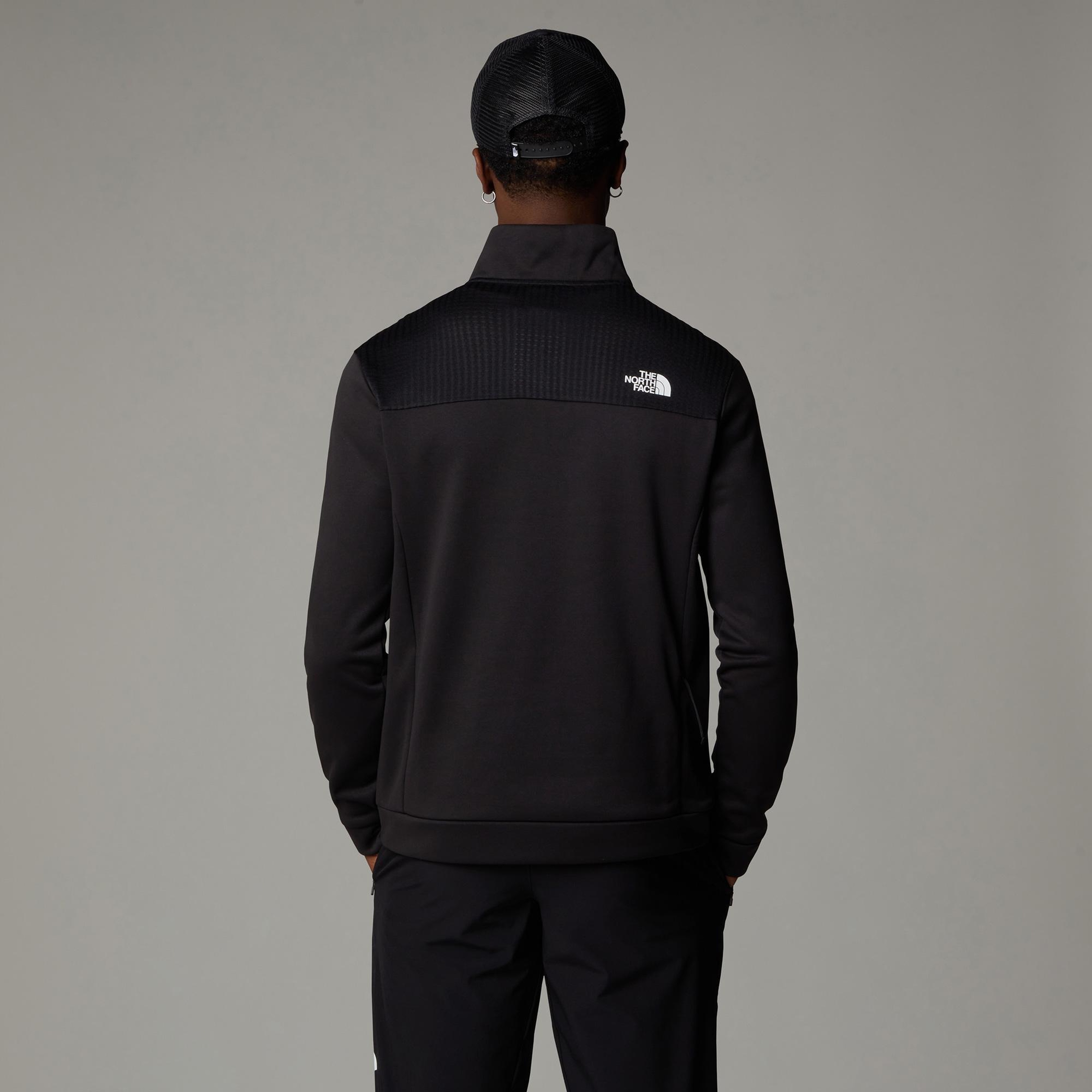 The North Face Ma Fleece 1/4 Zip Erkek Siyah Outdoor Gömlek