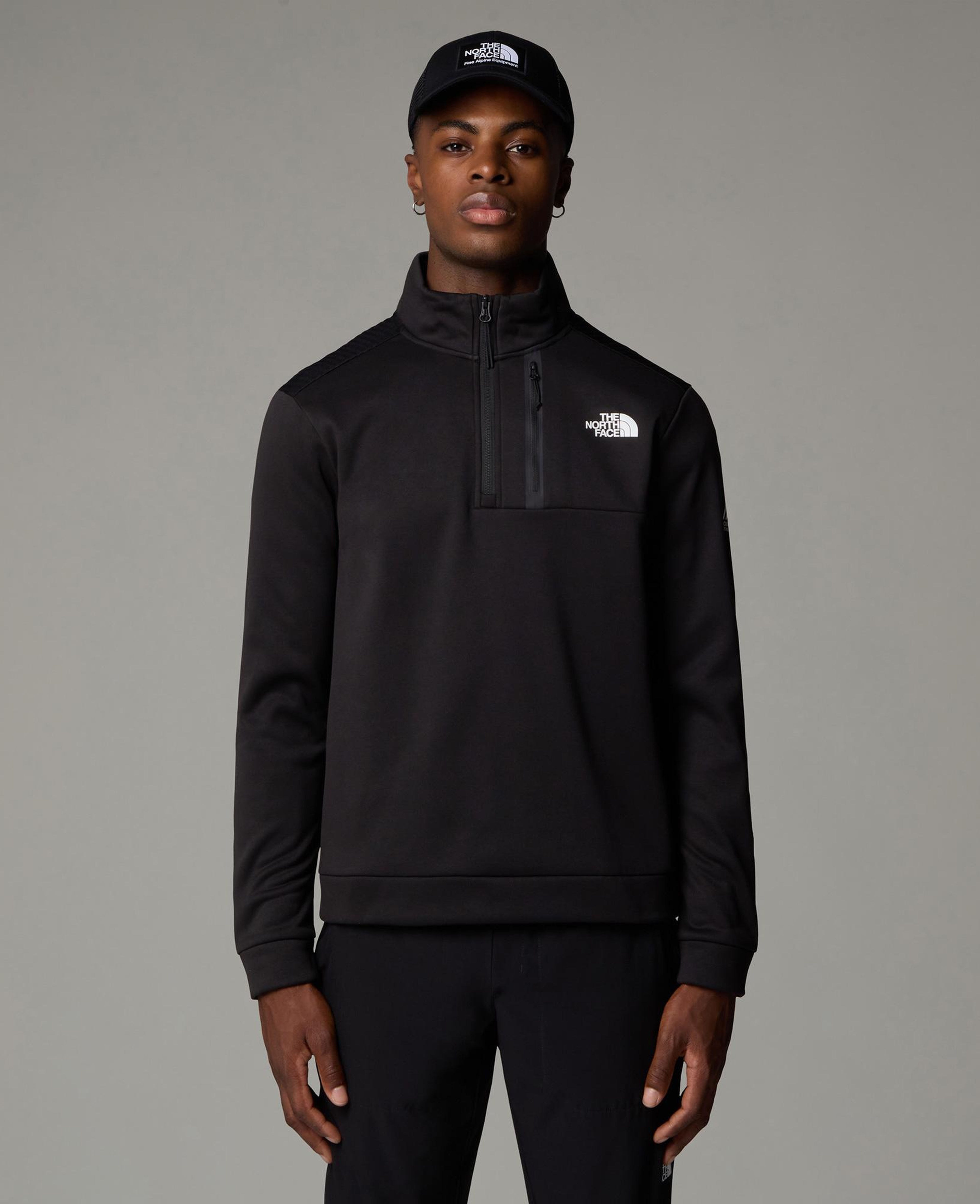 The North Face Ma Fleece 1/4 Zip Erkek Siyah Outdoor Gömlek