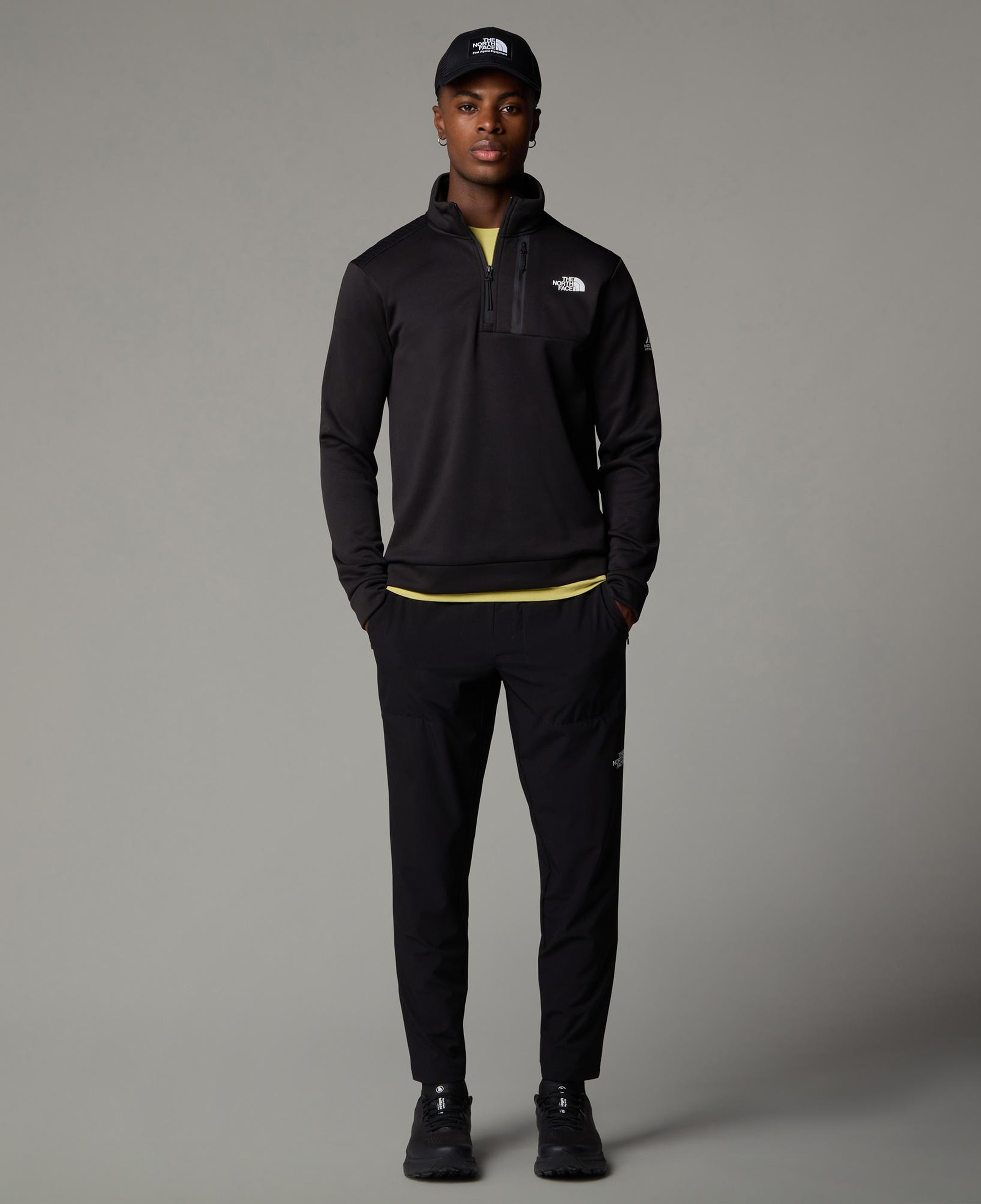 The North Face Ma Fleece 1/4 Zip Erkek Siyah Outdoor Gömlek