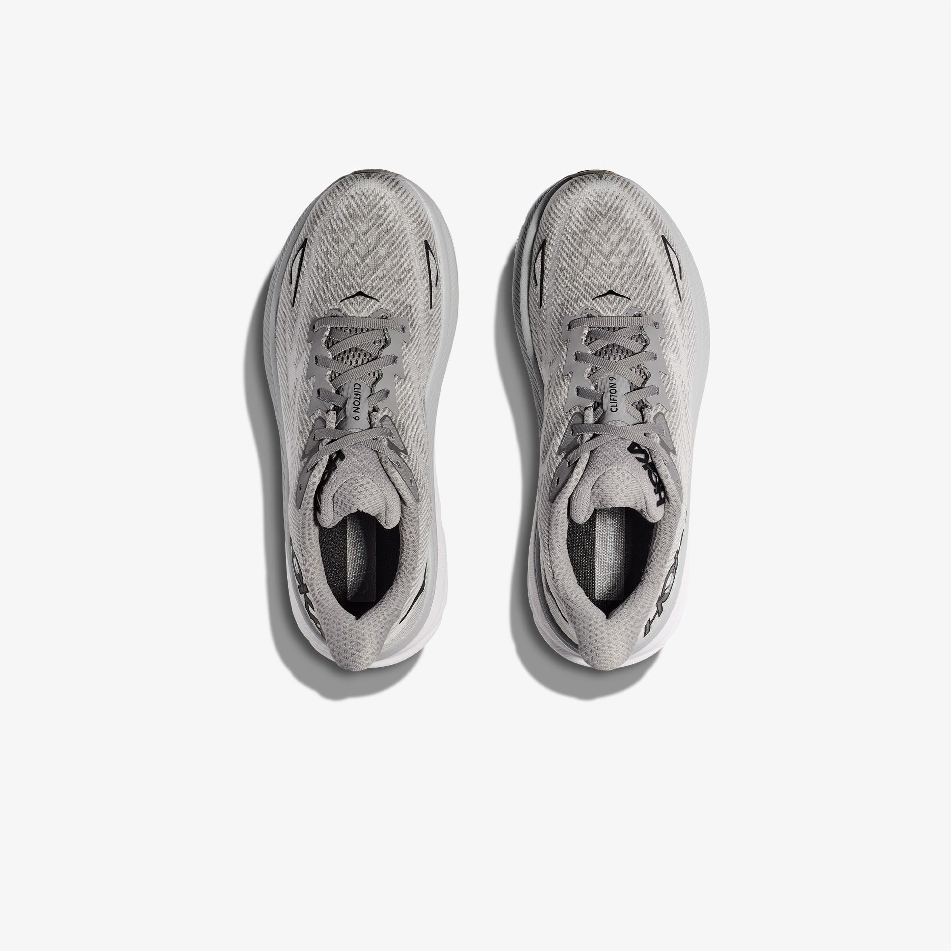 Hoka Clifton 9 Erkek Gri Koşu Ayakkabısı