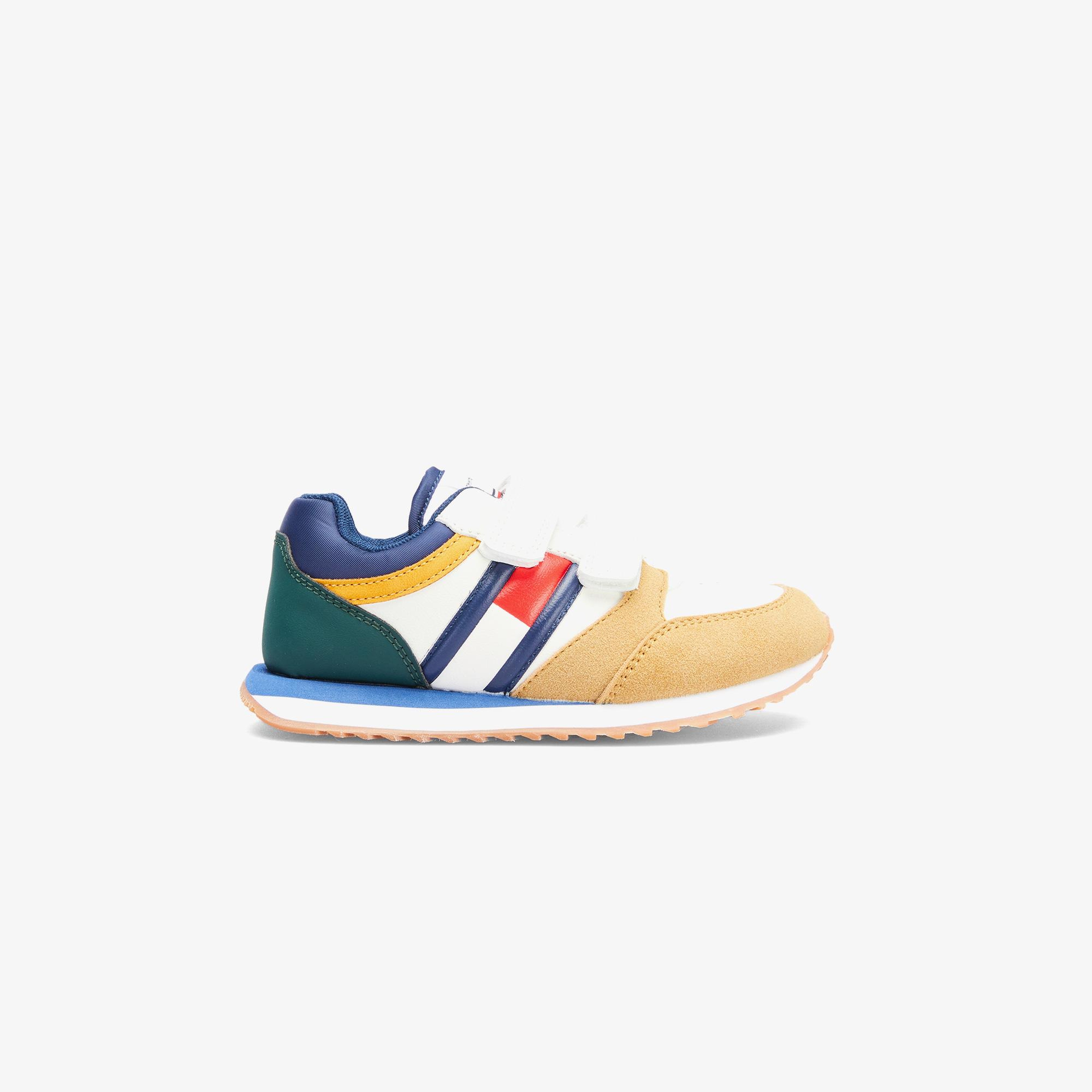 Tommy Hilfiger Flag Low Cut Velcro Çocuk Renkli Spor Ayakkabı