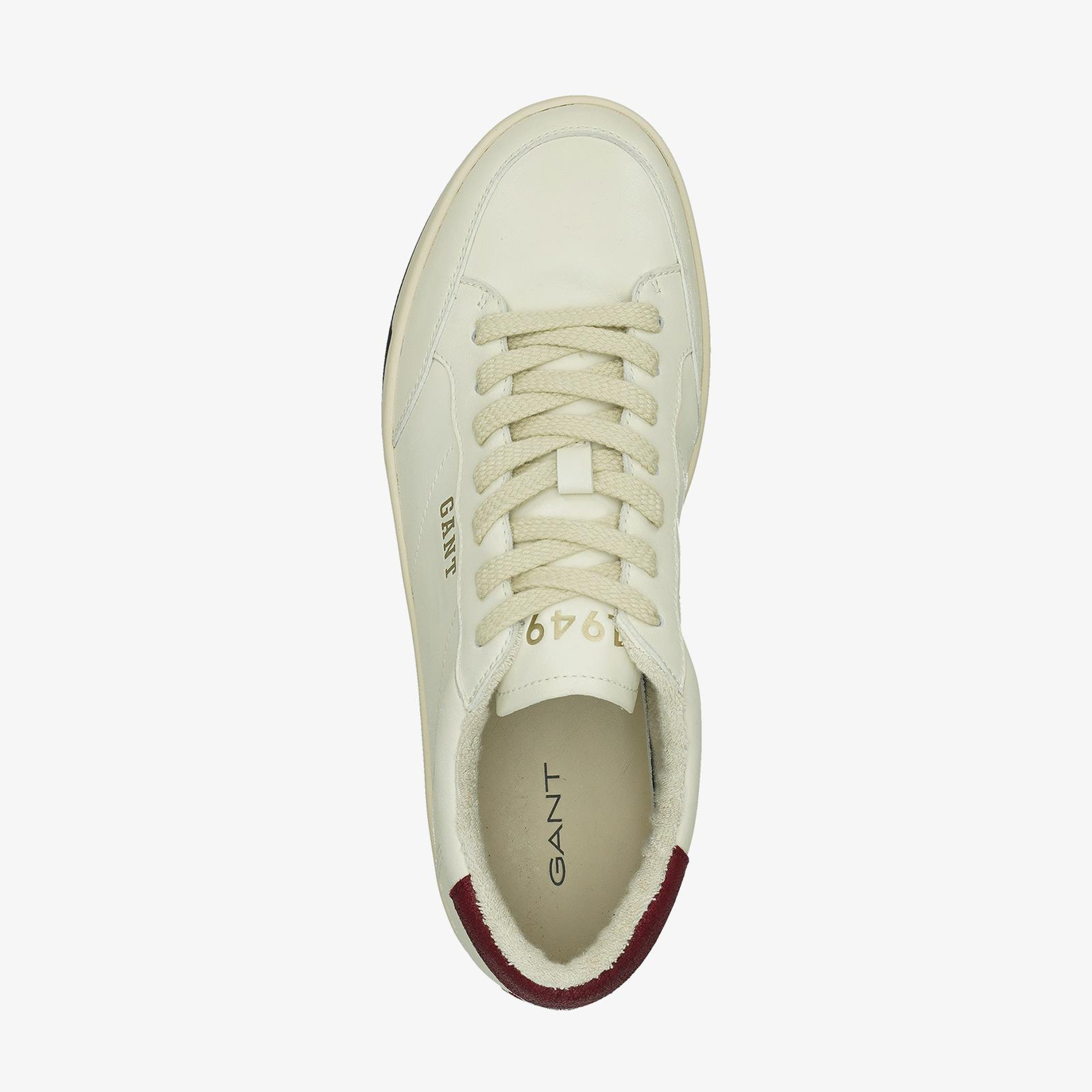 GANT Erkek Krem Deri Sneaker