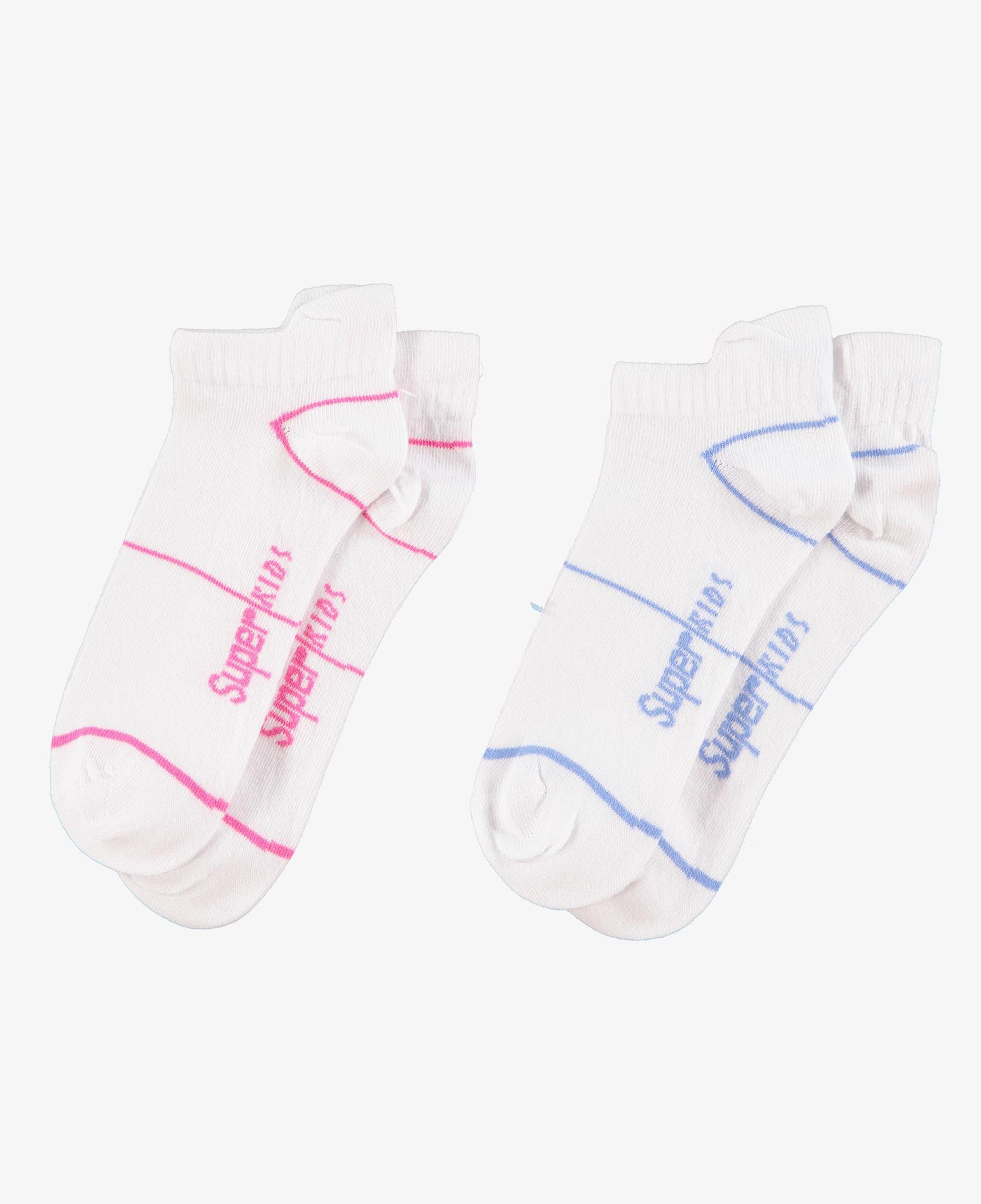 UNITED4 Classic 2li Çocuk Beyaz Çorap