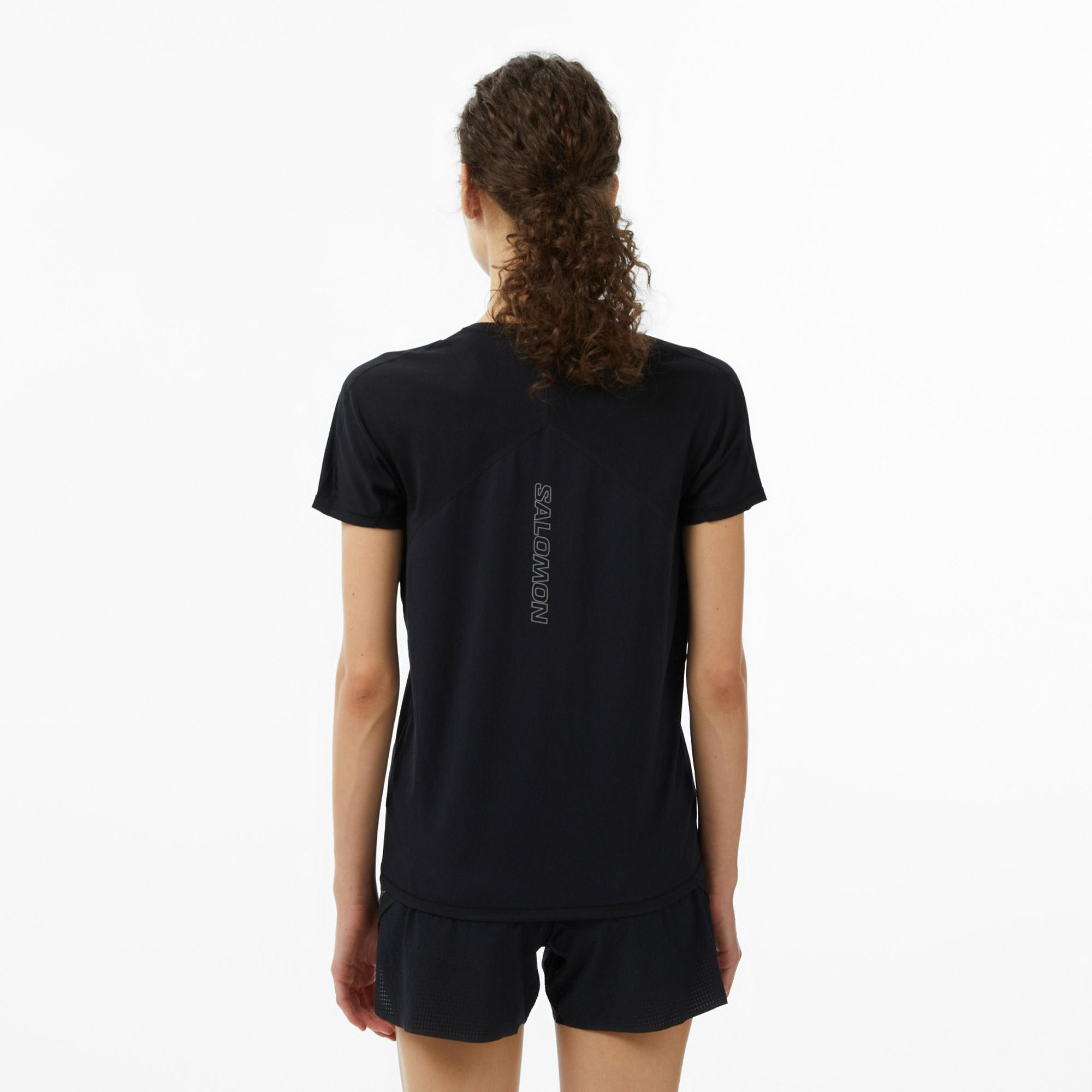 Salomon Sense Aero Kadın Siyah T-Shirt