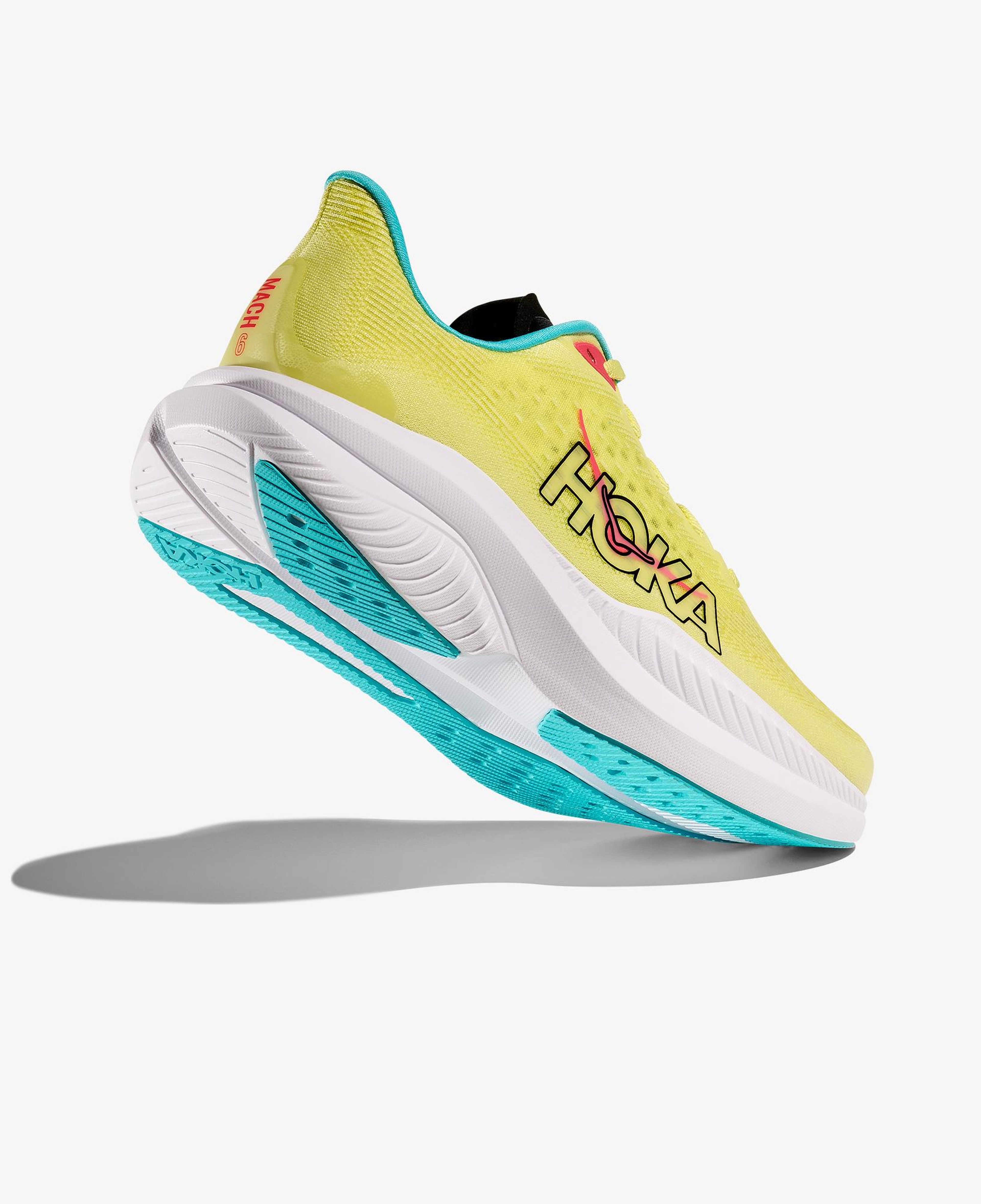 Hoka Mach 6 Erkek Sarı Yol Koşu Ayakkabısı