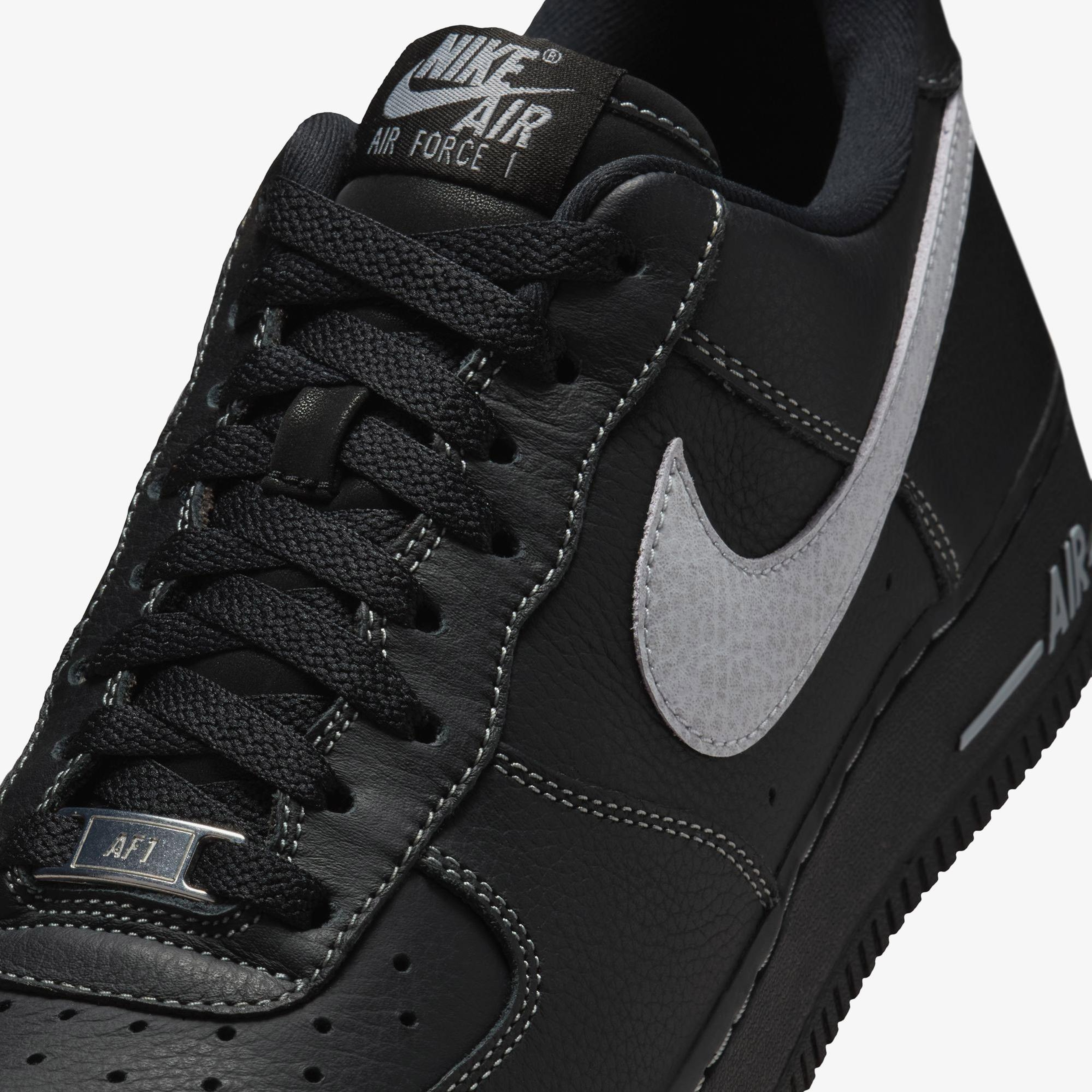 Nike Air Force 1 '07 LV8 Erkek Siyah Spor Ayakkabı