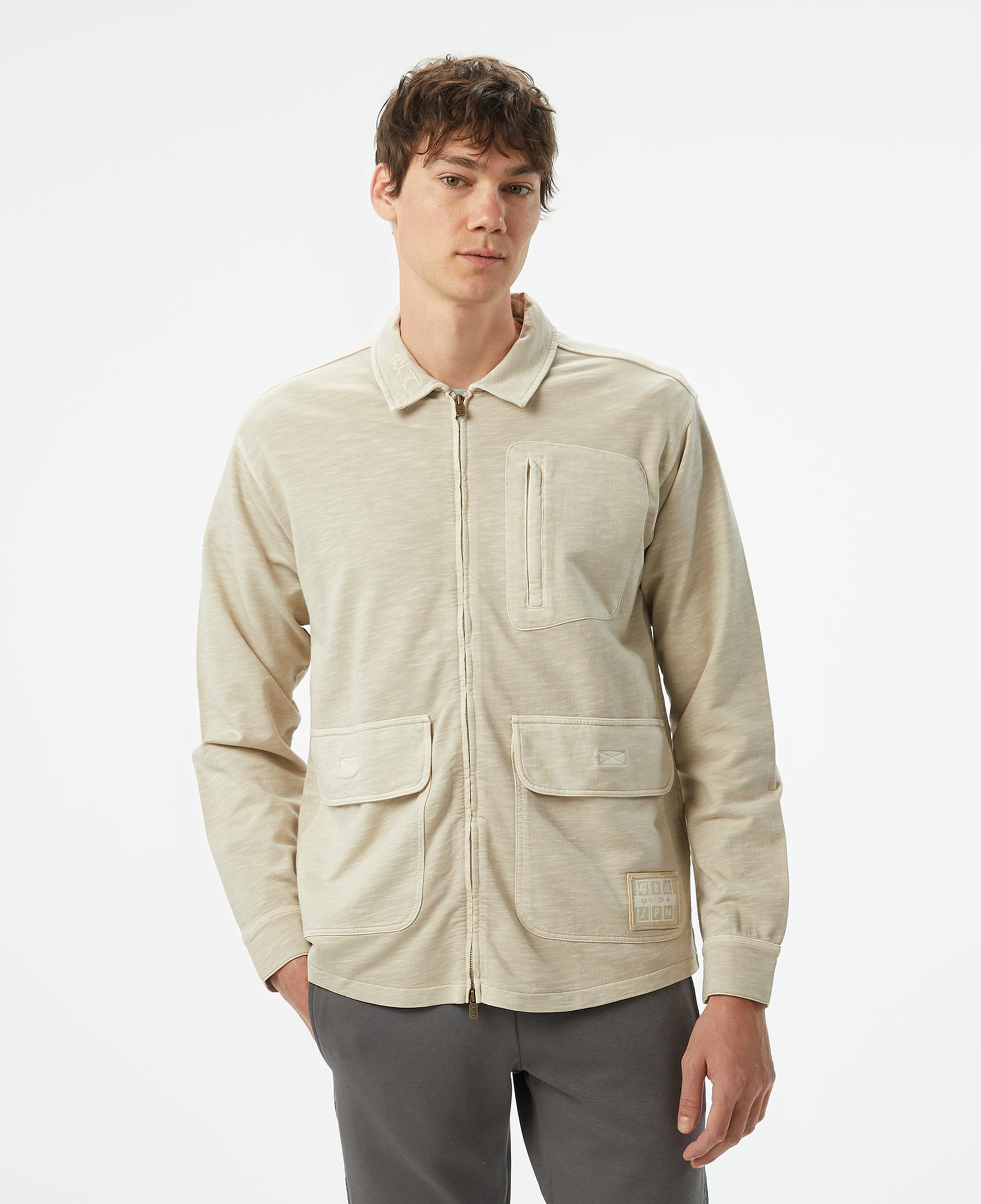 UNITED4 Erkek Gri Gömlek