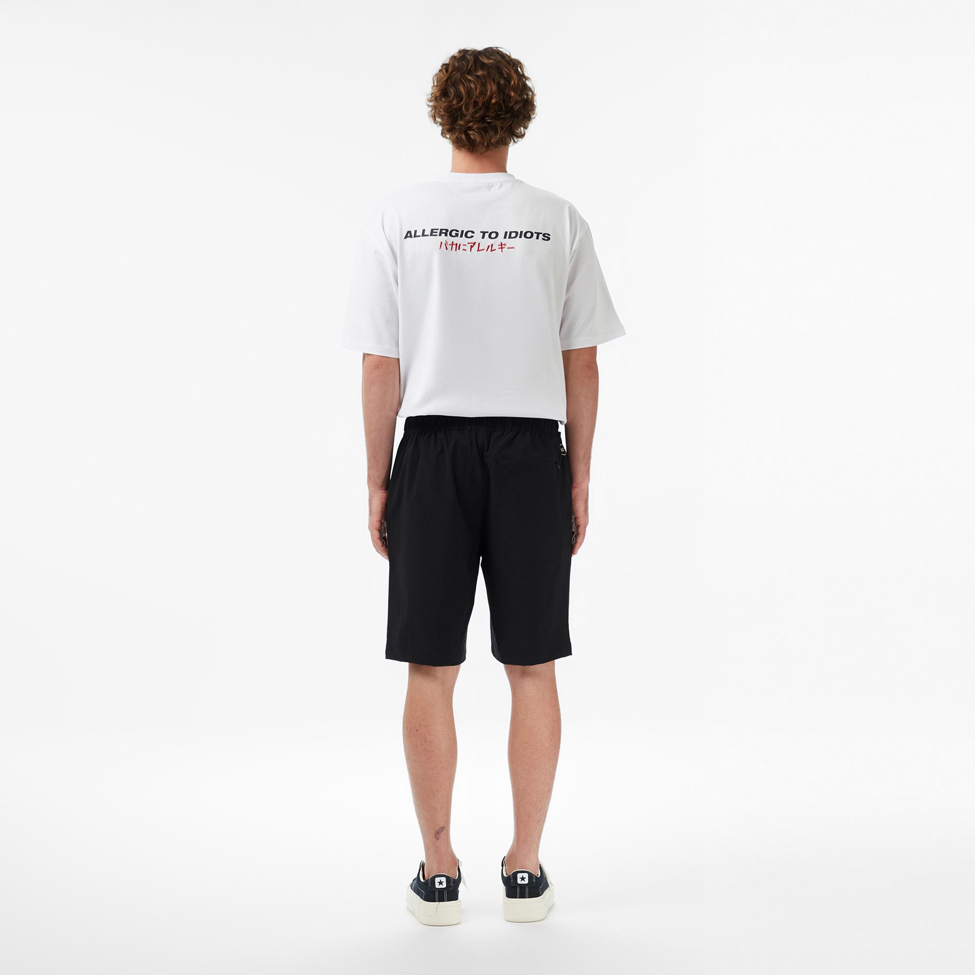 UNITED4 Slim Fit Erkek Siyah Şort