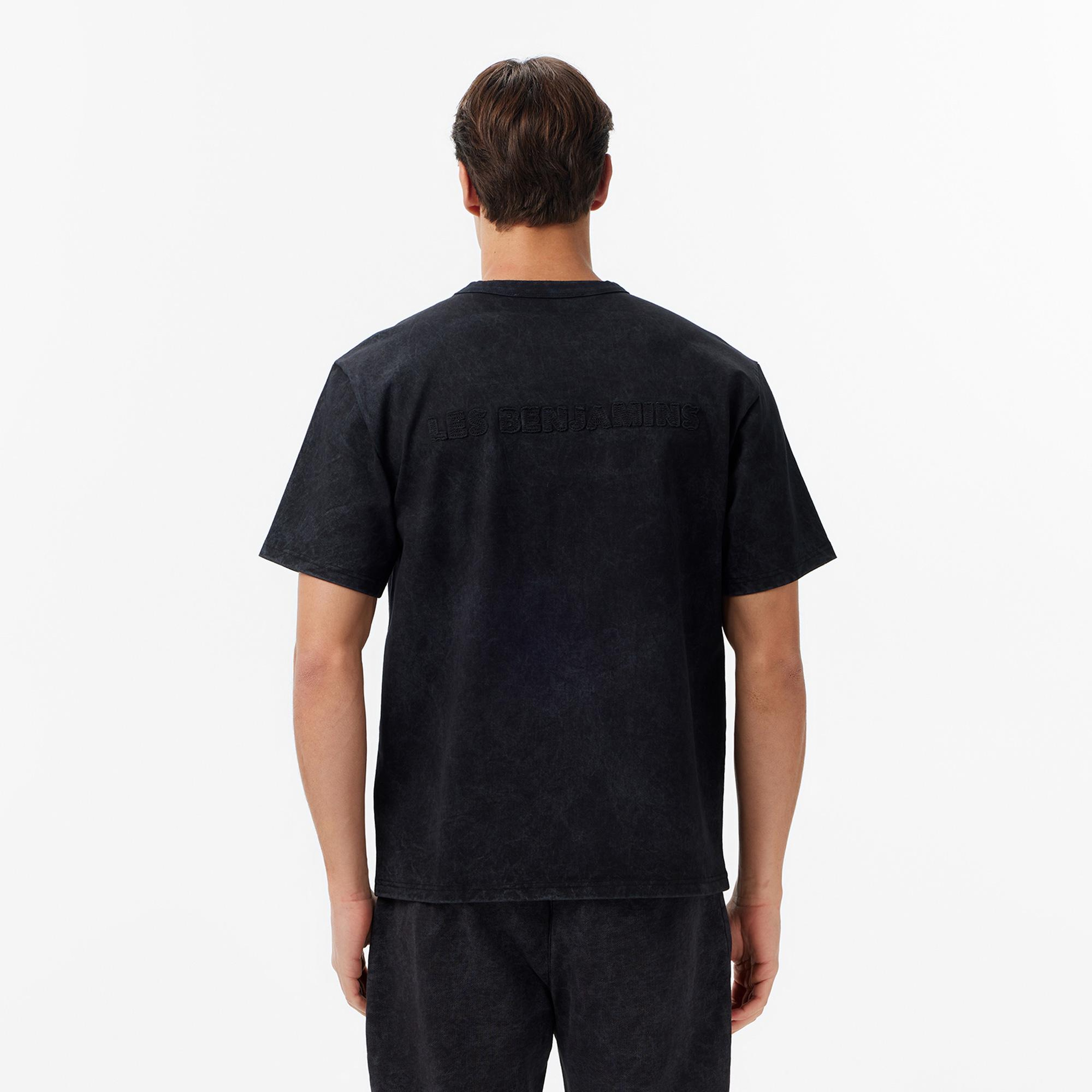 Les Benjamins Relaxed Fit Erkek Siyah T-Shirt