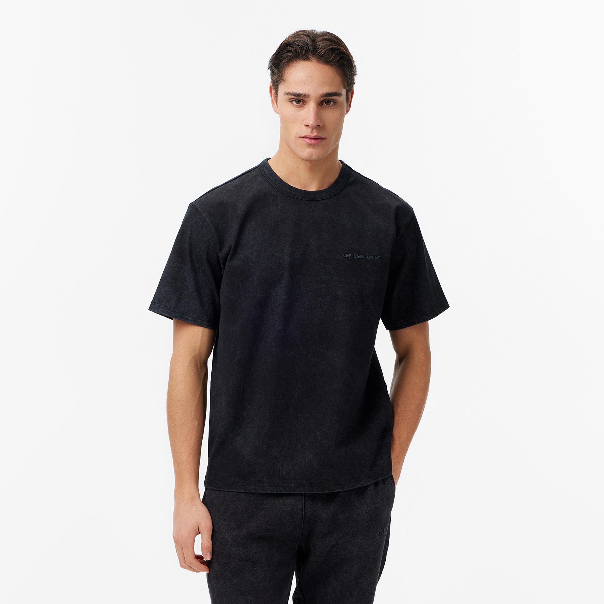 Les Benjamins Relaxed Fit Erkek Siyah T-Shirt
