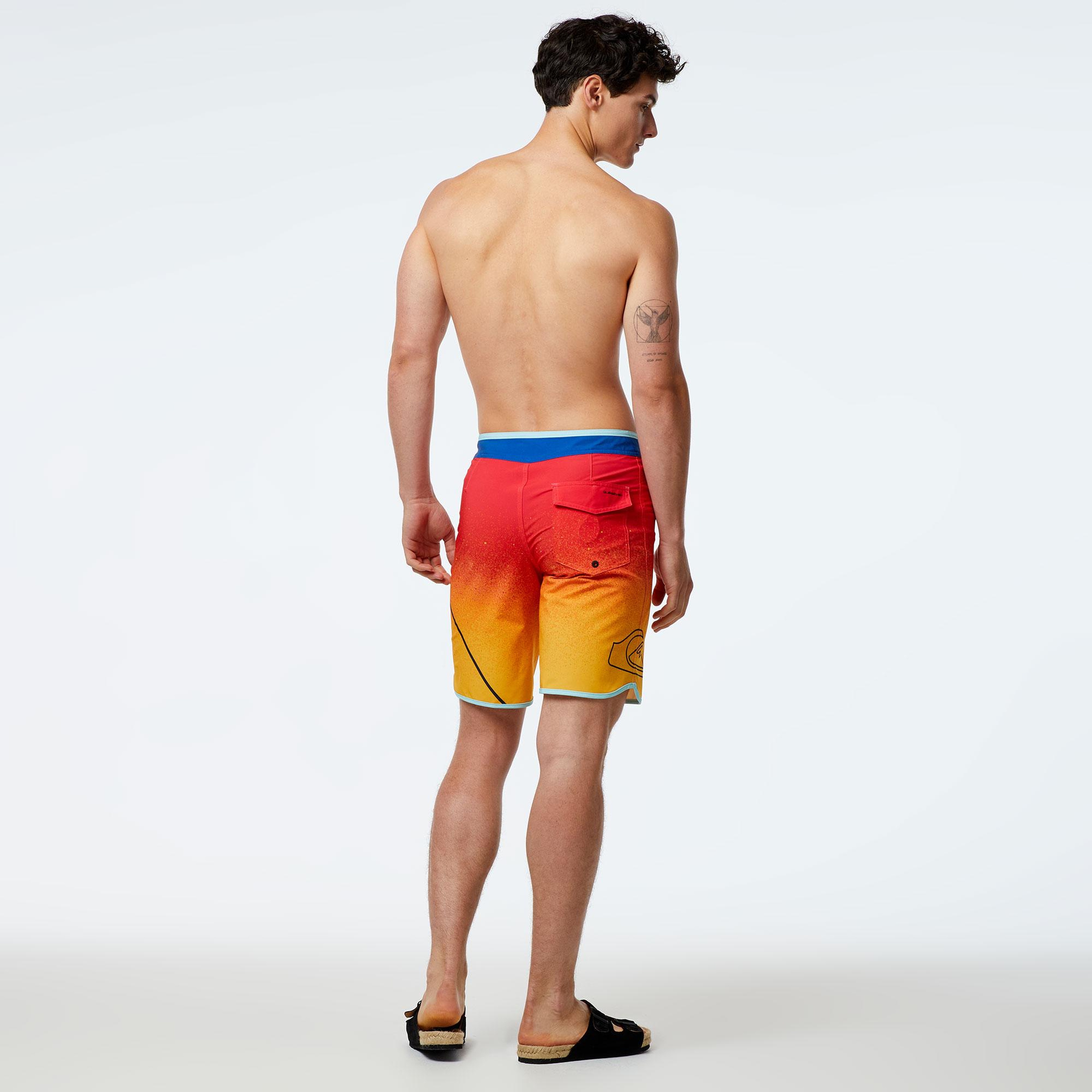 Quiksilver Surf Silk New Wave 20 Erkek Turuncu Deniz Şortu