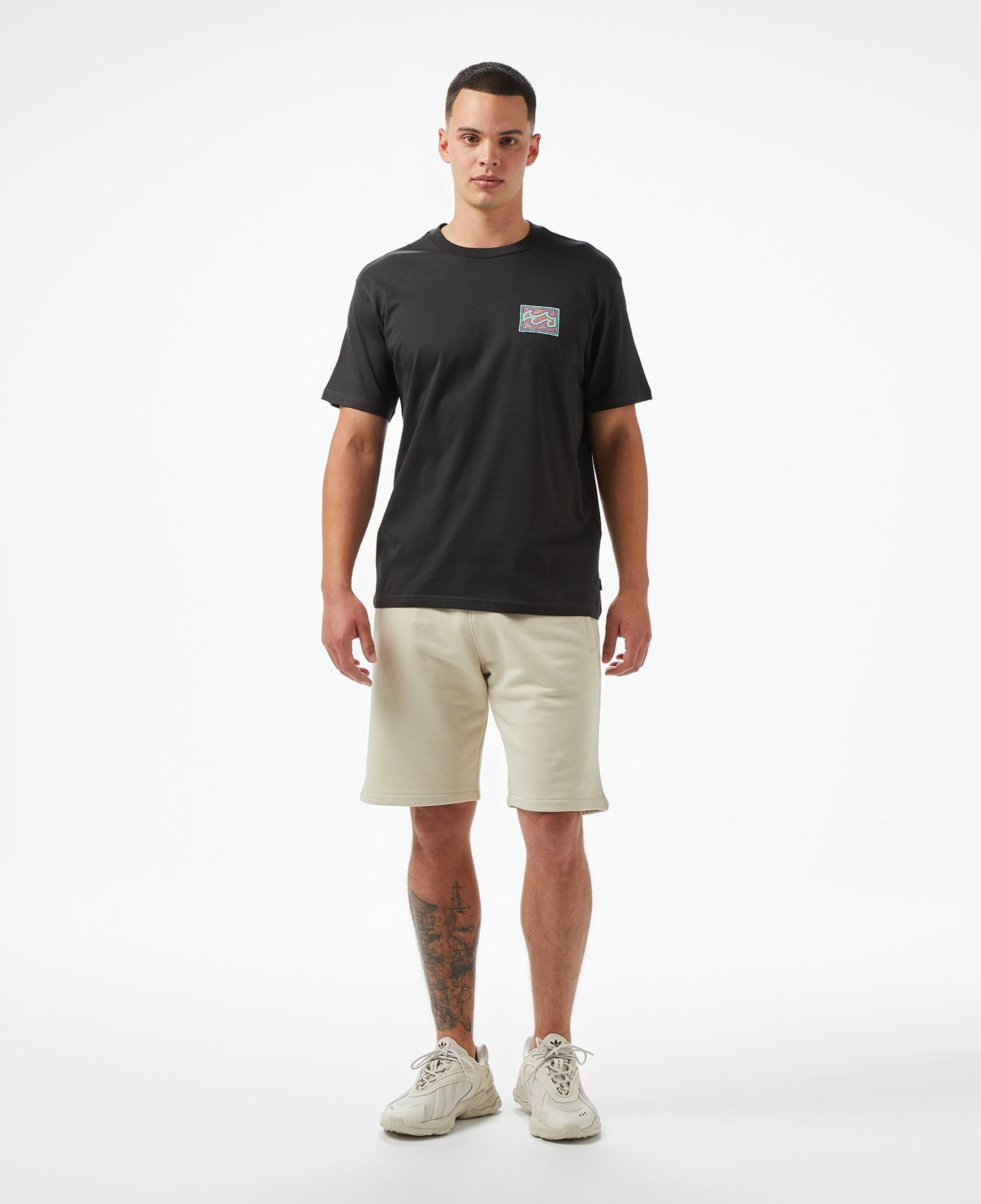 Billabong Crayon Wave Ss Erkek Siyah T-Shirt