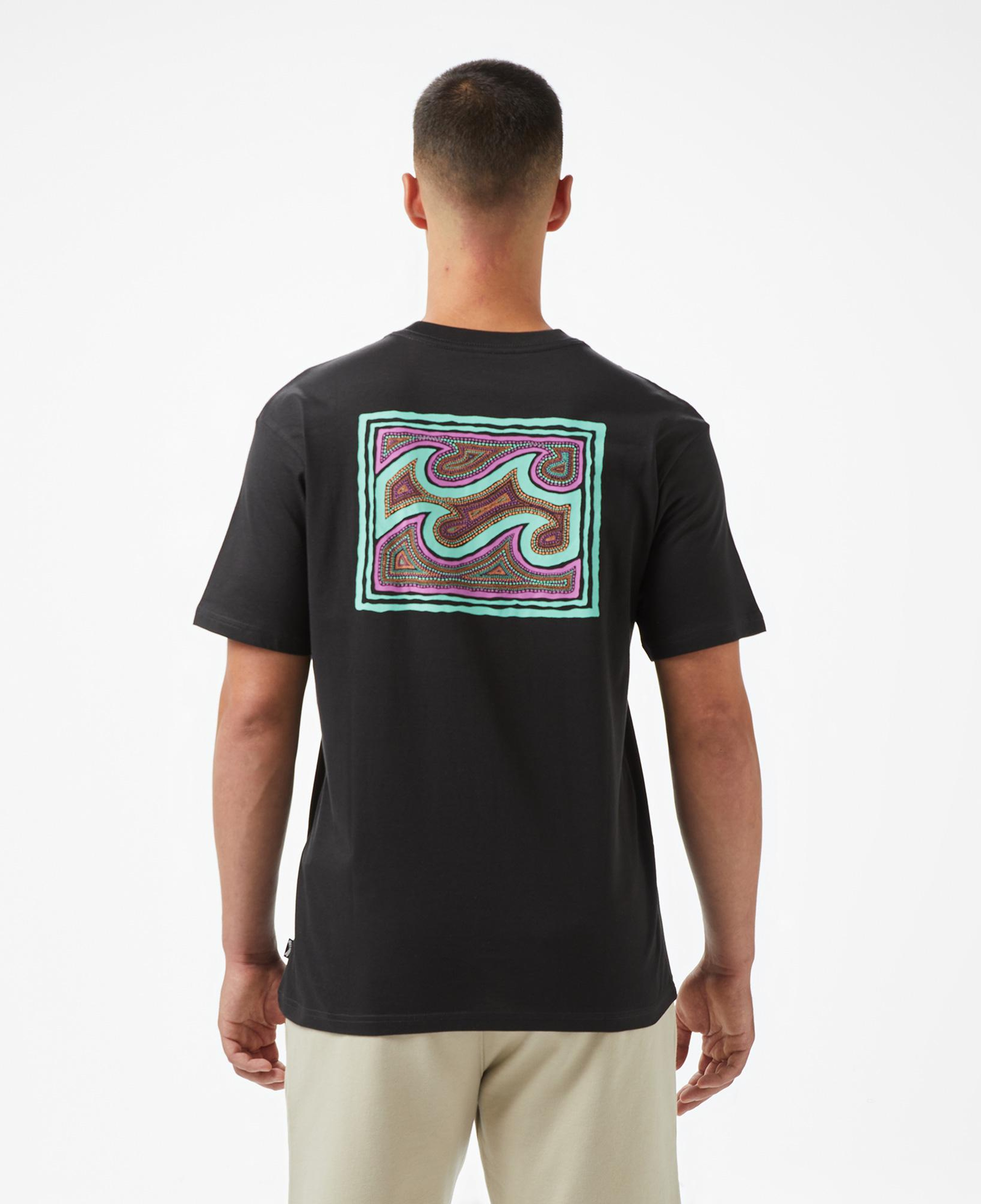 Billabong Crayon Wave Ss Erkek Siyah T-Shirt