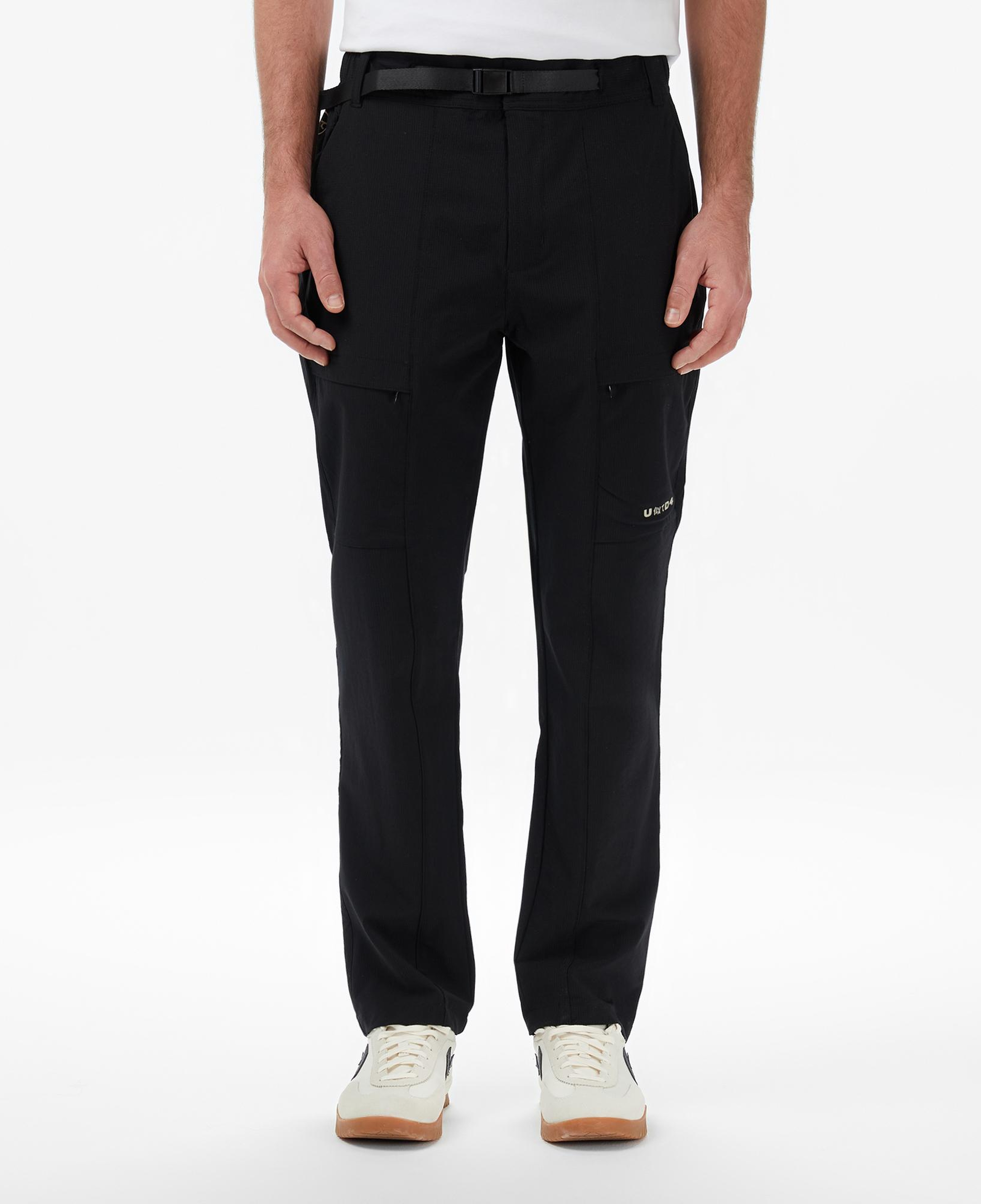 UNITED4 Regular Fit Erkek Siyah Pantolon