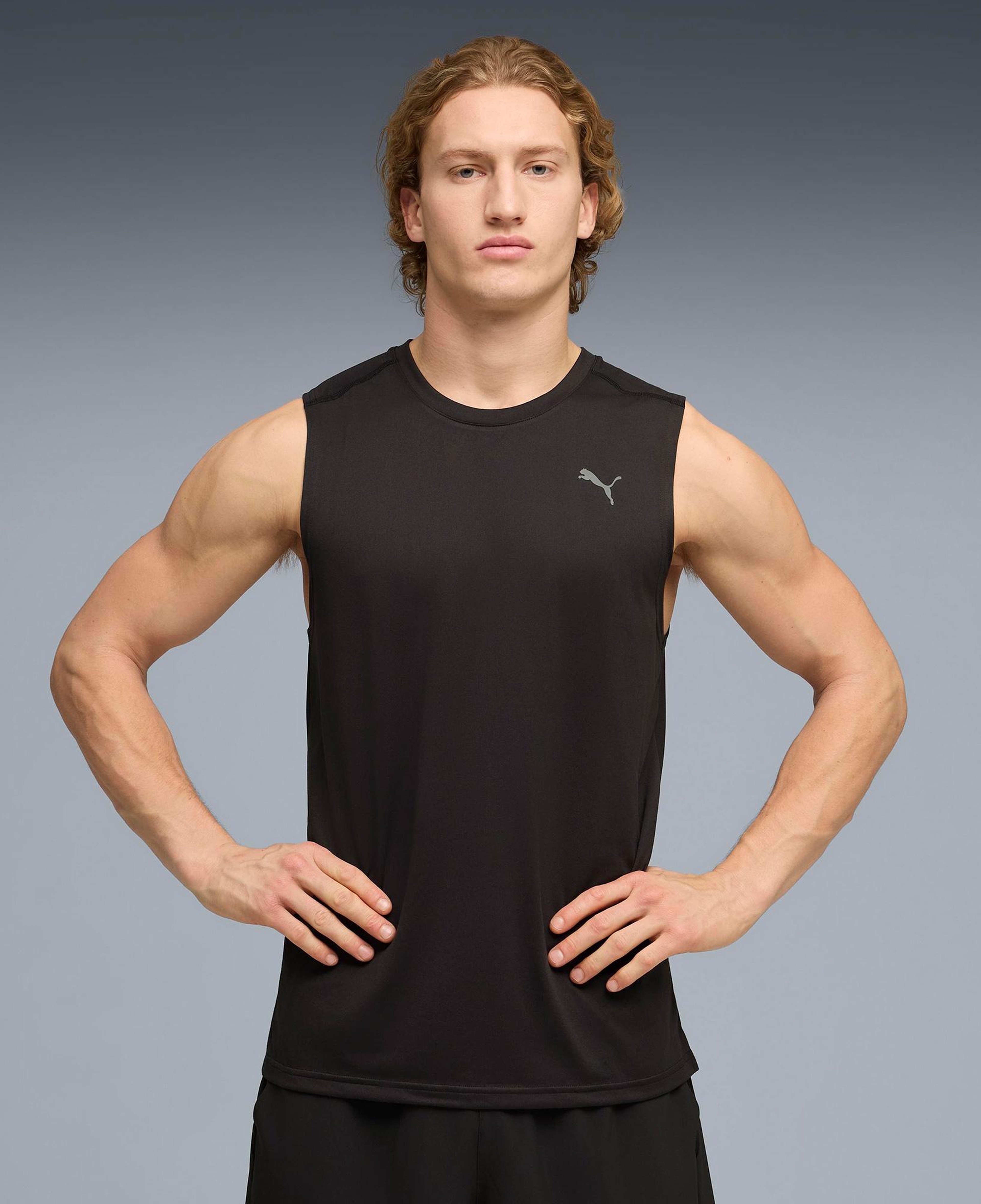Puma Pwrtrain Sleeveless Erkek Siyah Antrenman Atlet