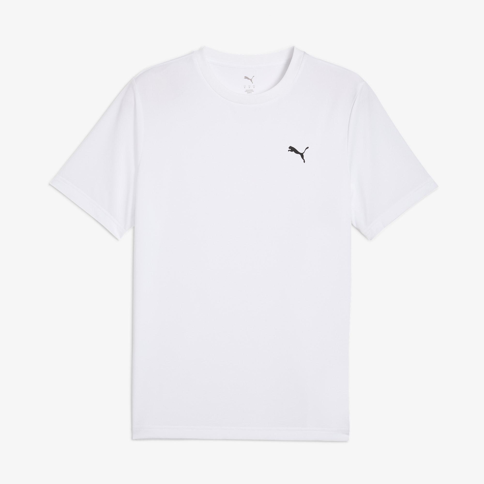 Puma Ess Small Logo Poly Erkek Beyaz T-Shirt