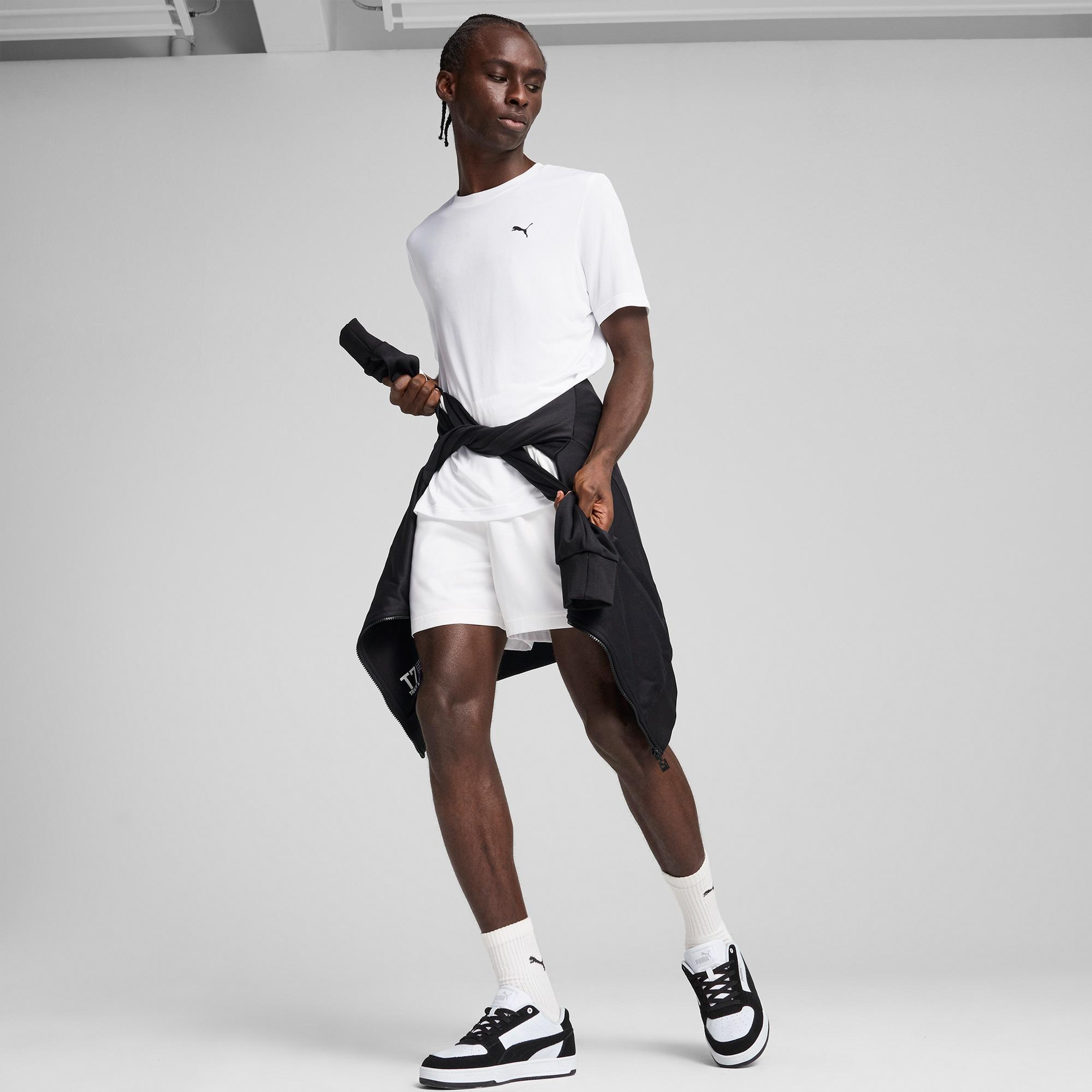 Puma Ess Small Logo Poly Erkek Beyaz T-Shirt