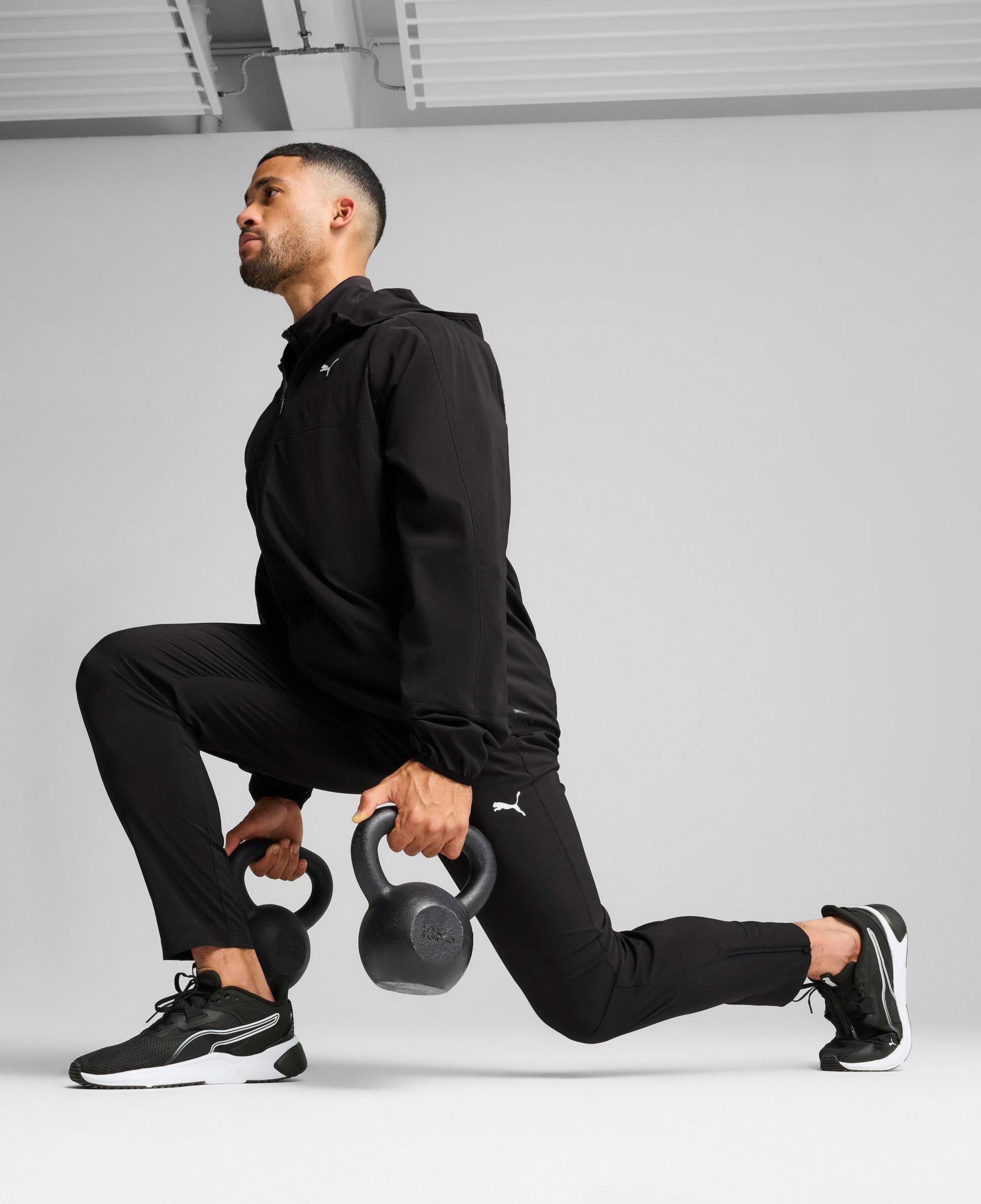 Puma Tad Tech Woven Full Zip Erkek Siyah Eşofman Üstü