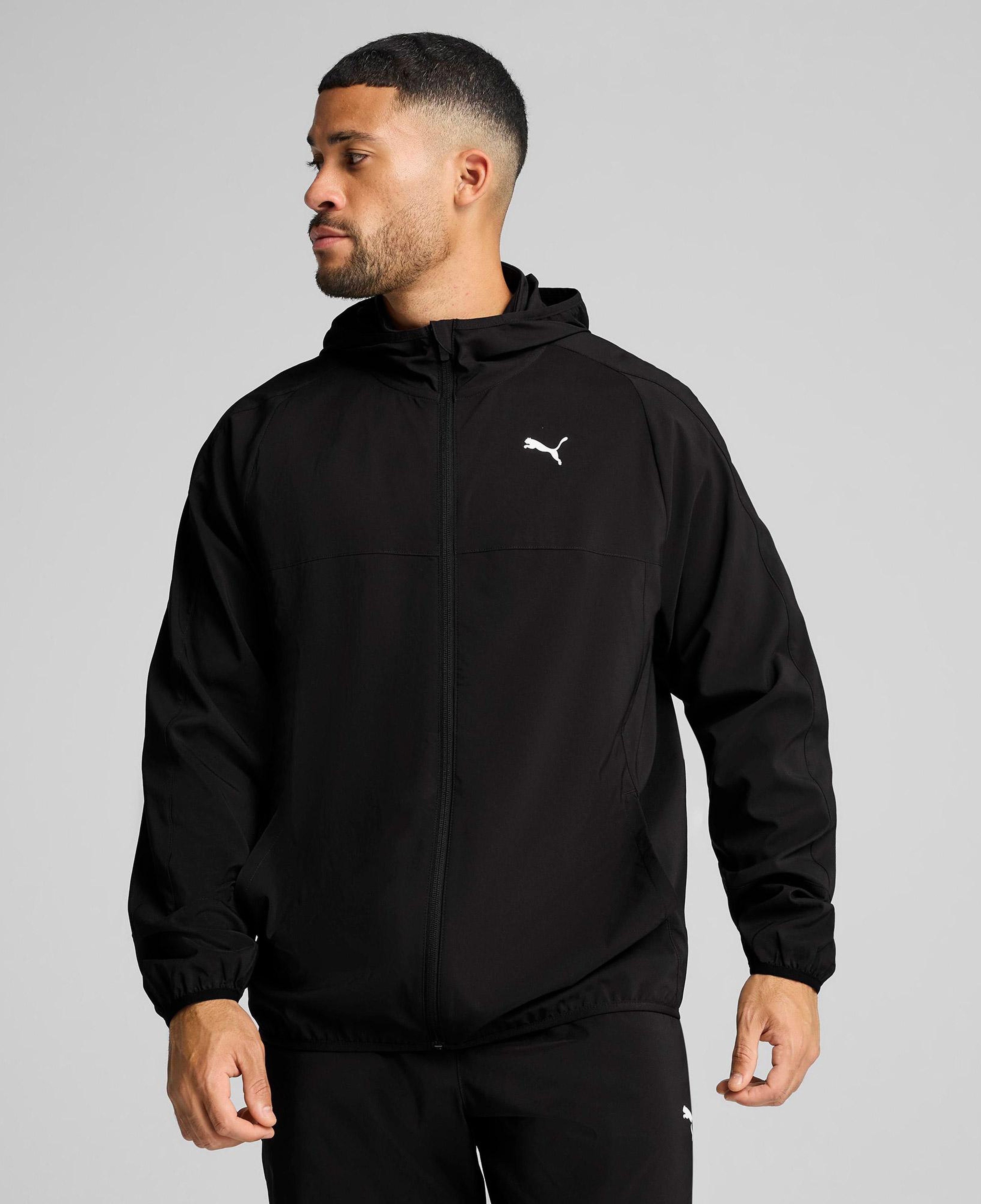 Puma Tad Tech Woven Full Zip Erkek Siyah Eşofman Üstü