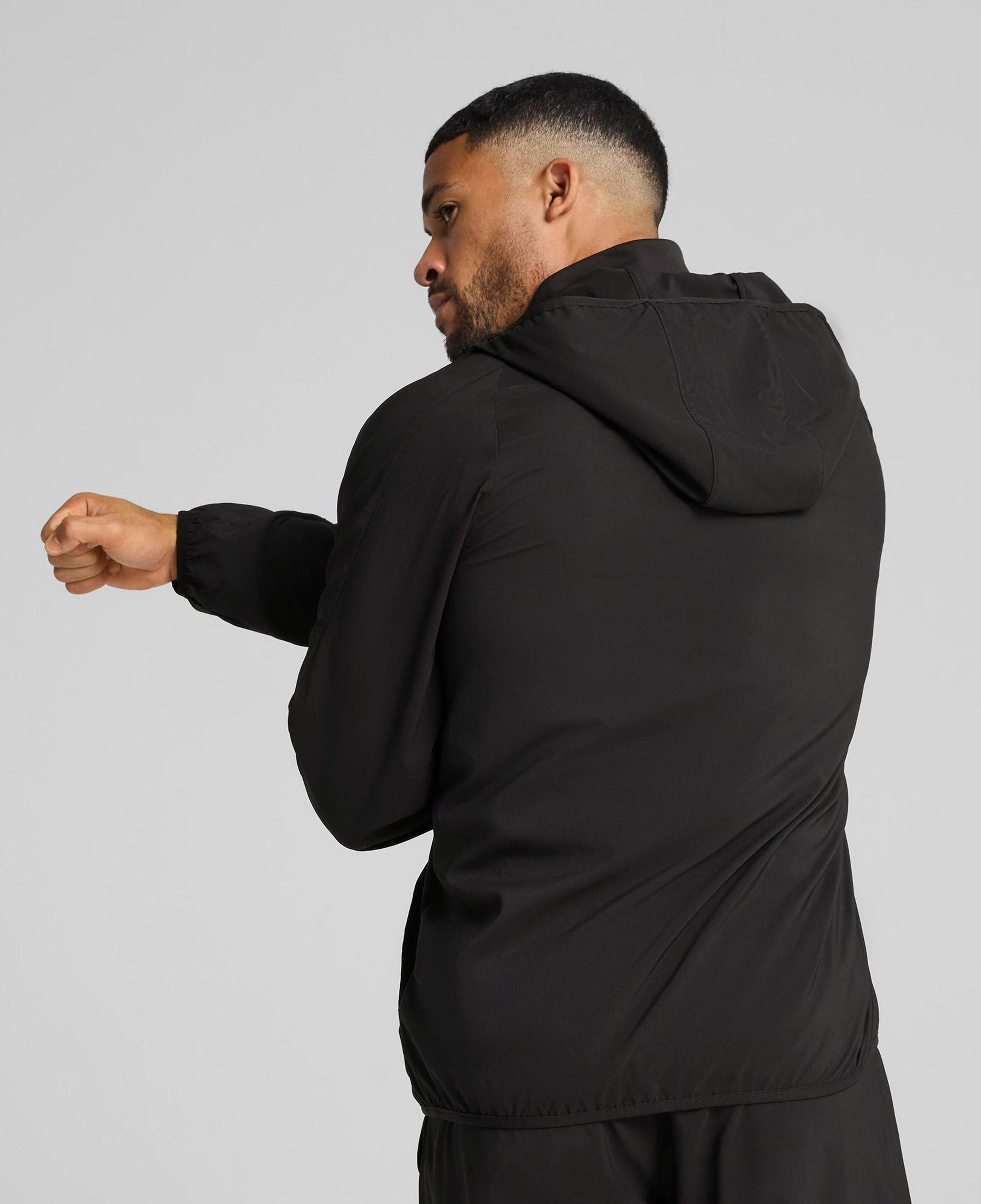 Puma Tad Tech Woven Full Zip Erkek Siyah Eşofman Üstü