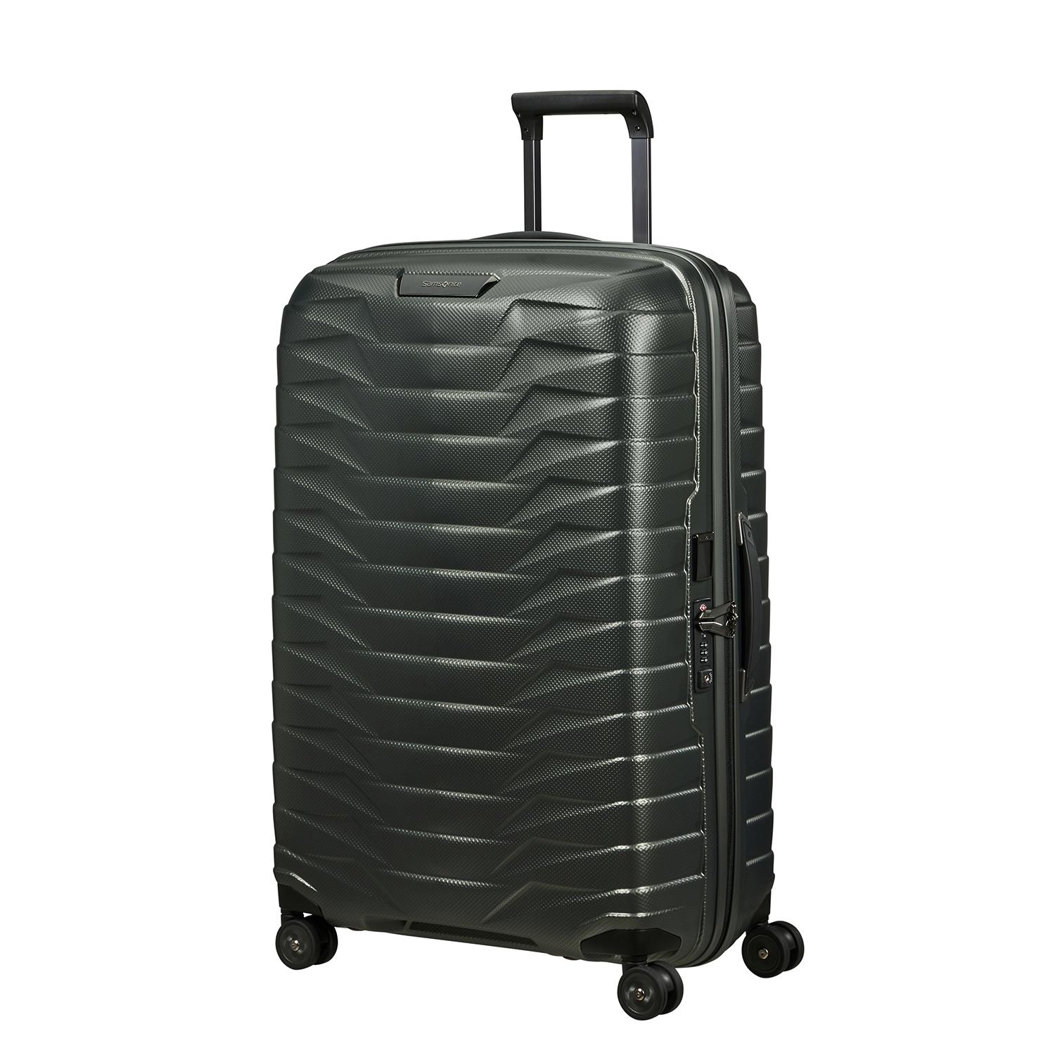Samsonite Koyu Yeşil Spinner Proxis 4 Tekerlekli 75 cm Büyük Boy Valiz