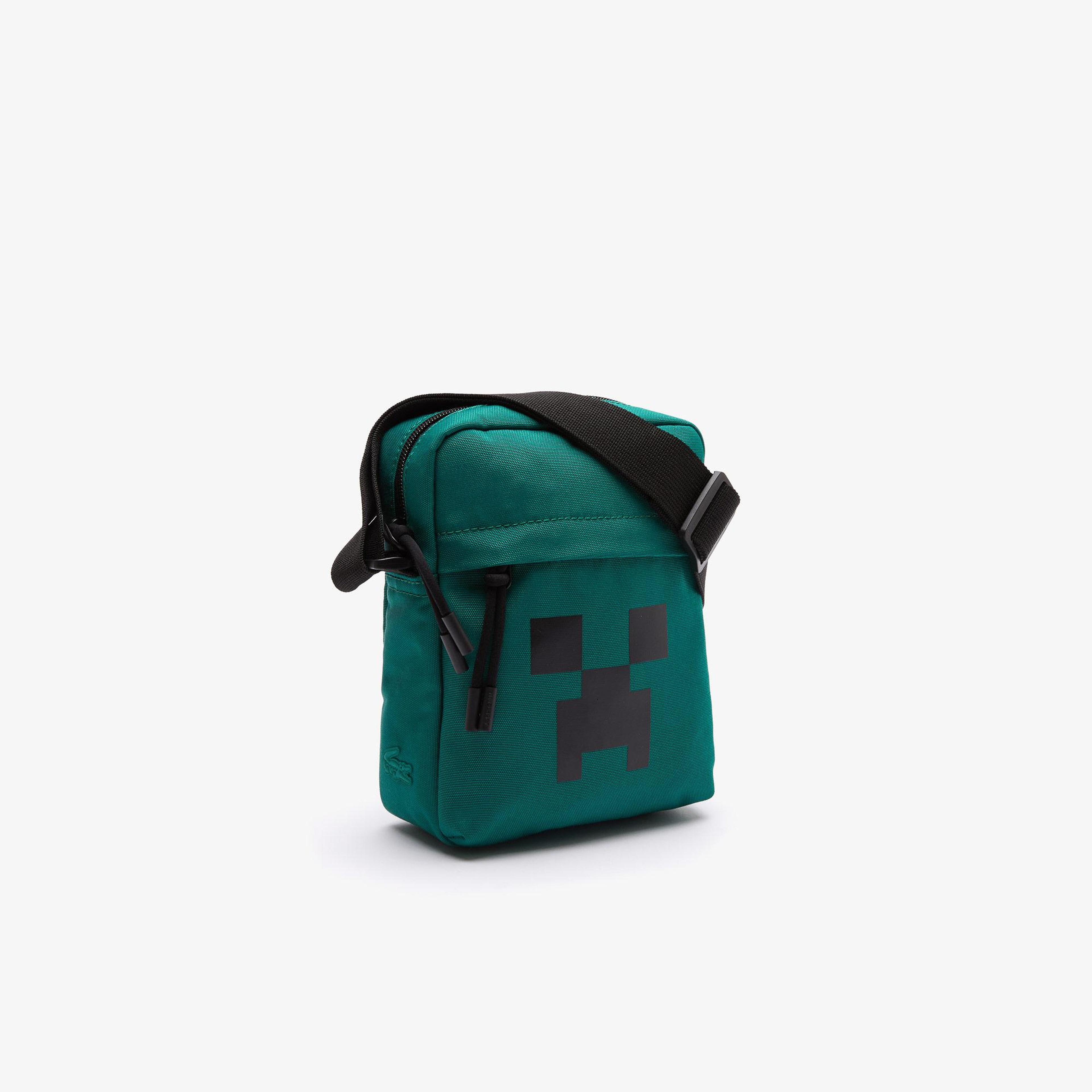 Lacoste x Minecraft Erkek Yeşil Postacı Çantası