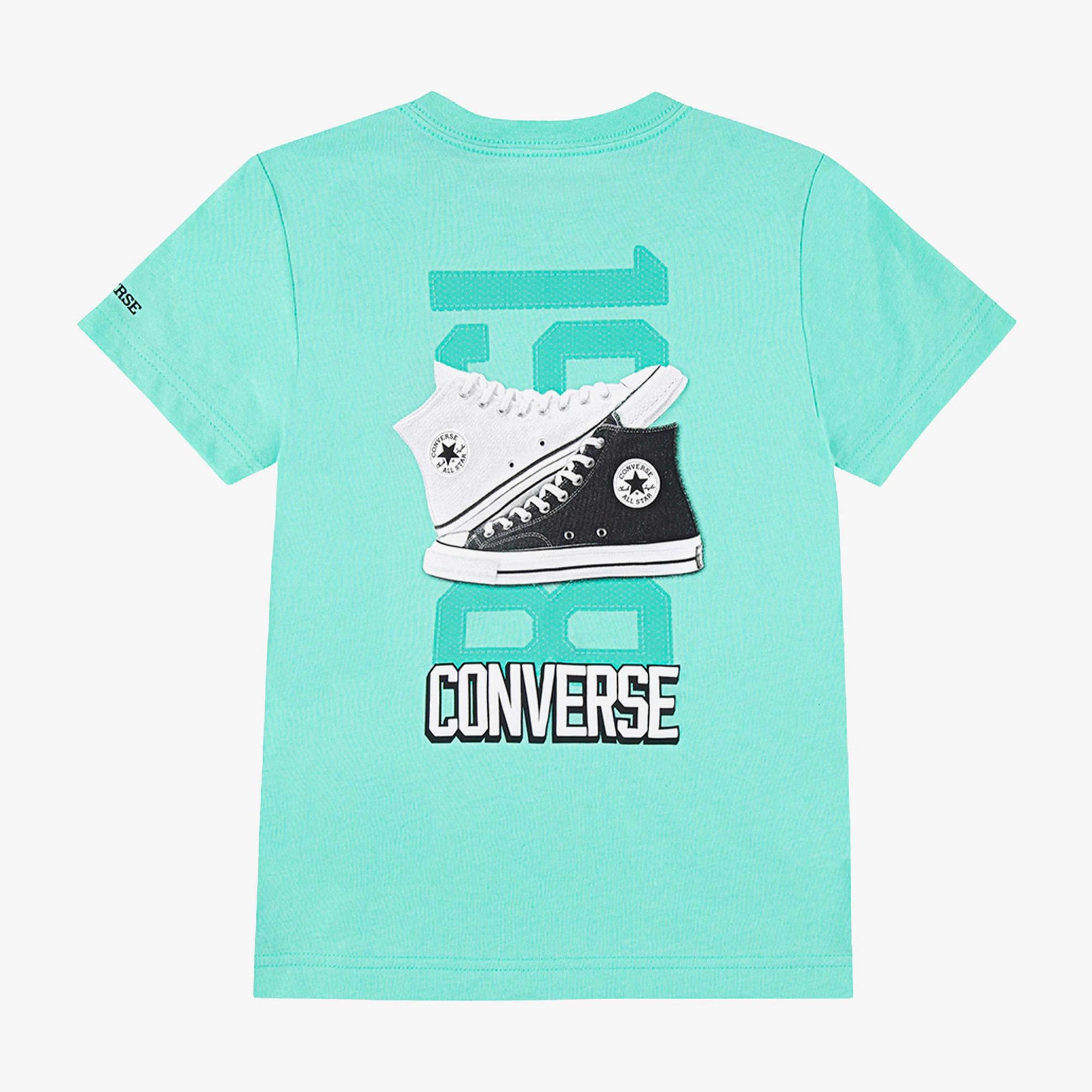 Converse Cnvb Retro Front Back Çocuk Yeşil T-Shirt