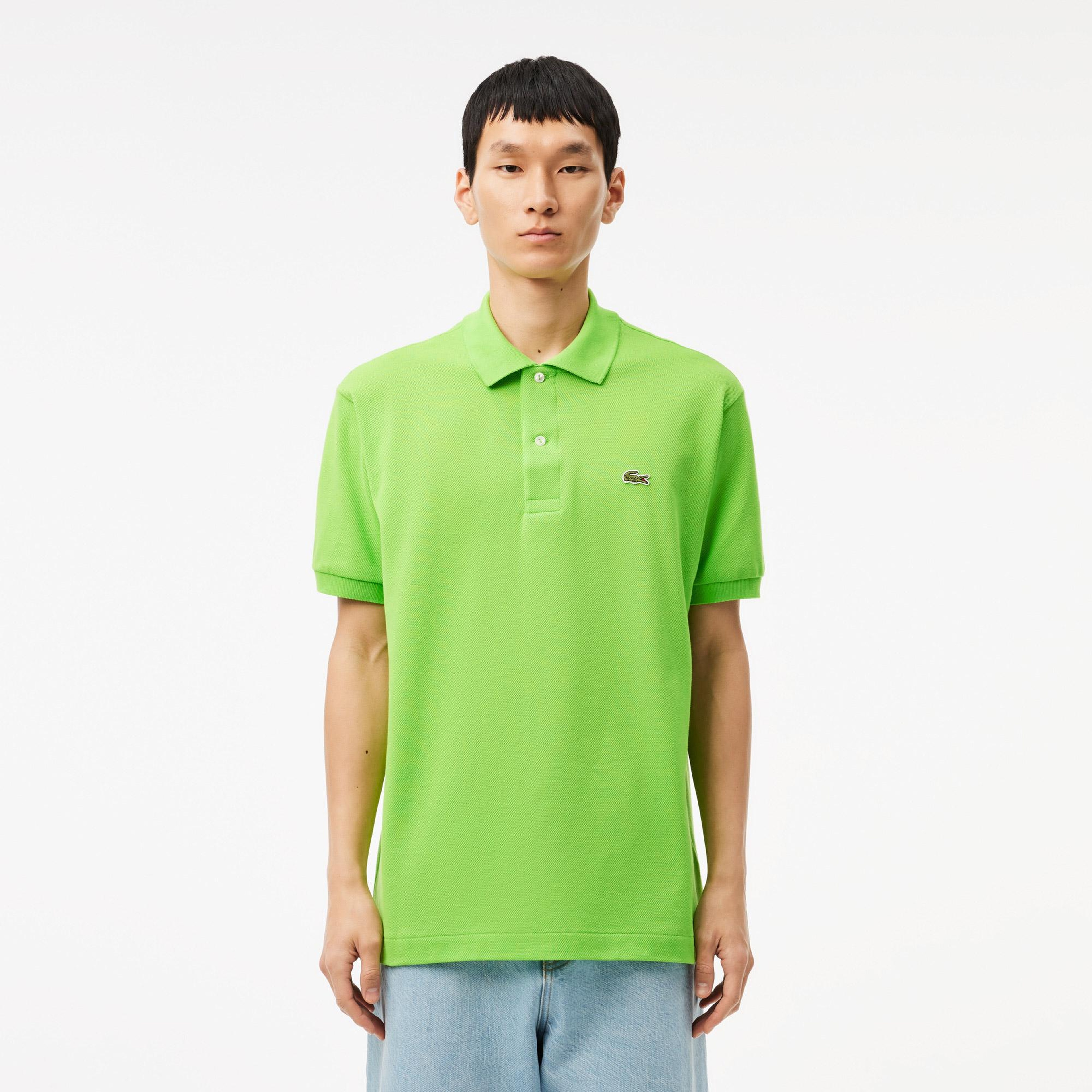 L.12.12 Erkek Classic Fit Yeşil Polo