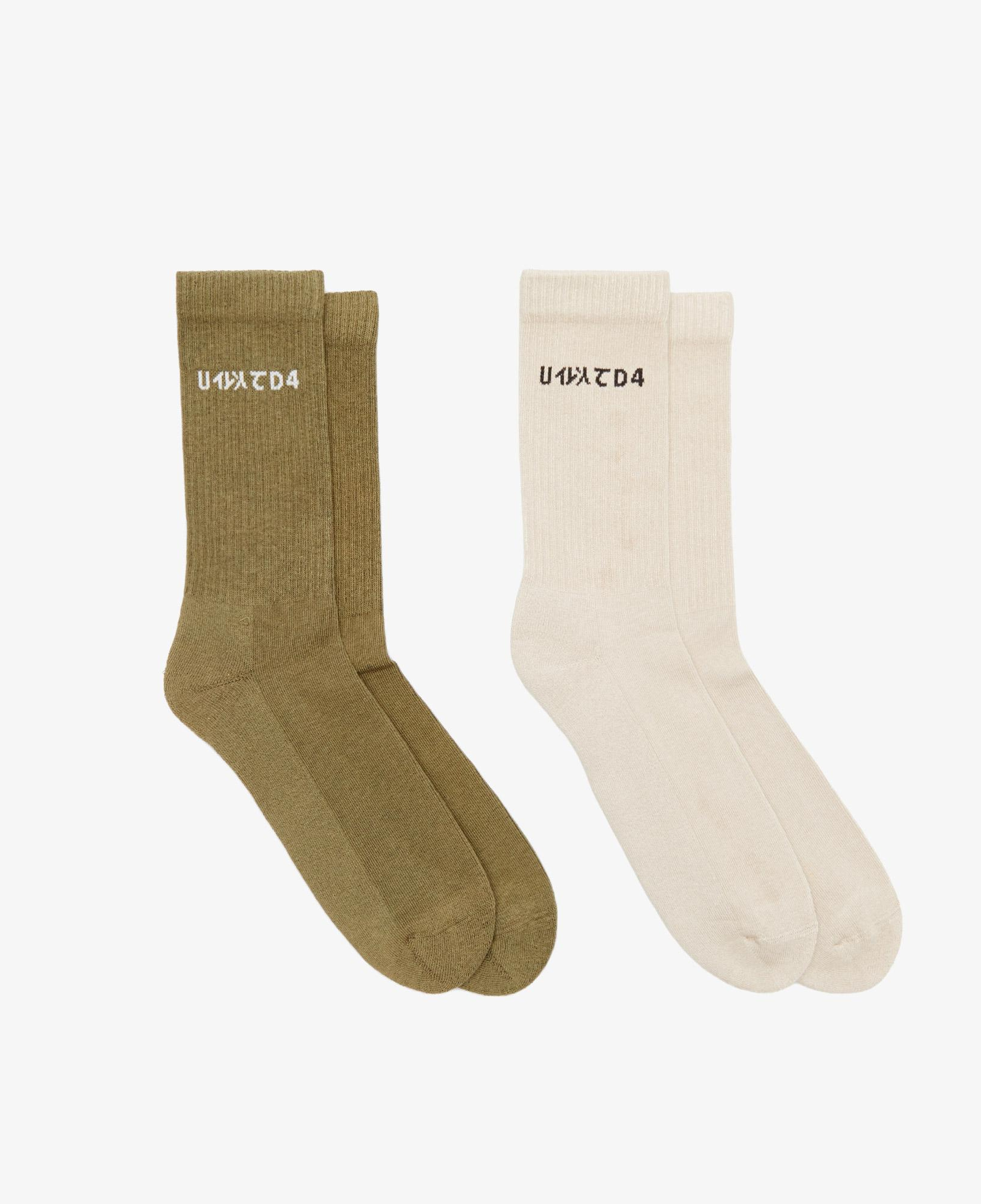 UNITED4 Classic Unisex Haki Çorap