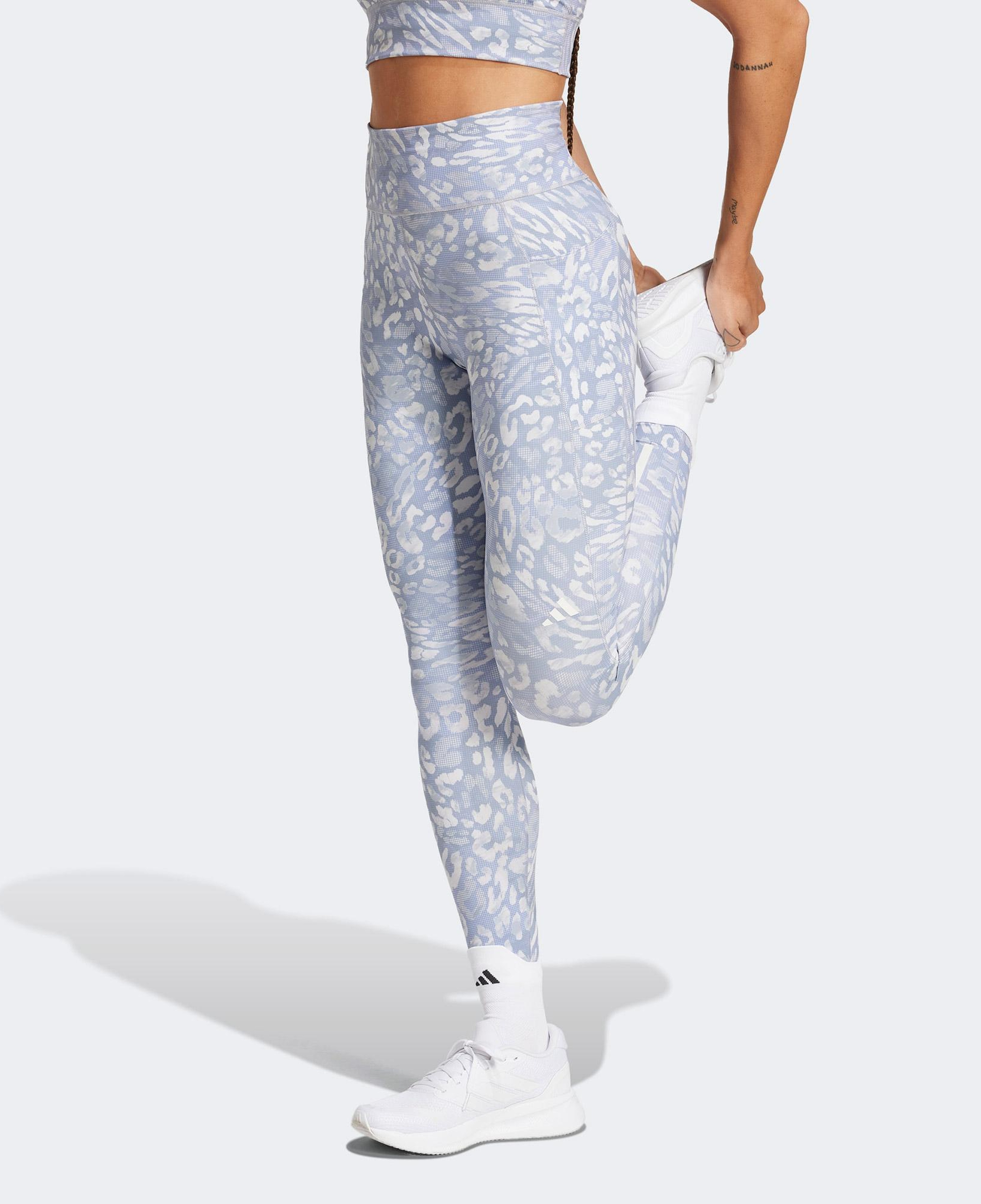 adidas Own The Run Print 7/8 Kadın Gri Tayt