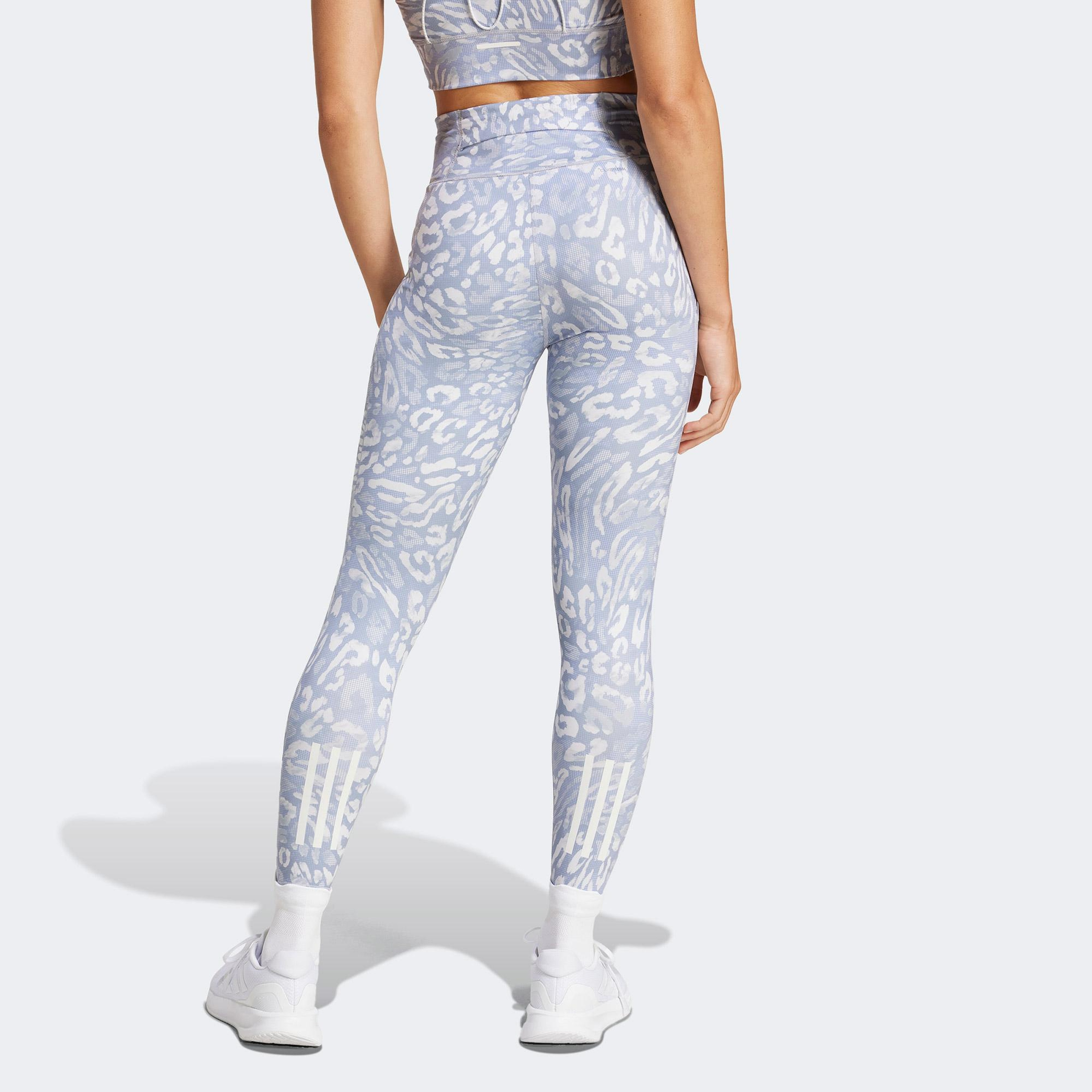 adidas Own The Run Print 7/8 Kadın Gri Tayt