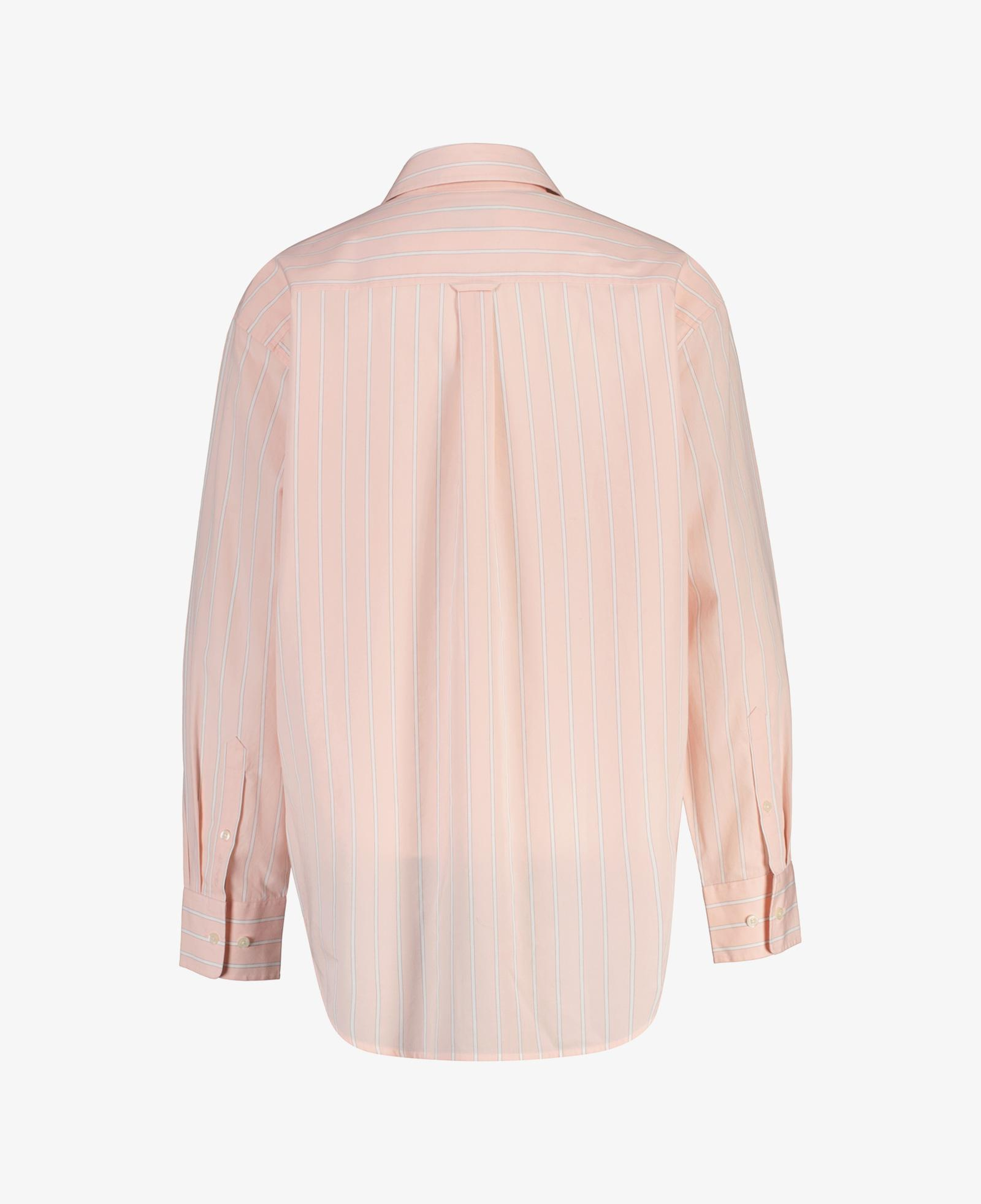 GANT Kadın Pembe Relaxed Fit Çizgili Gömlek