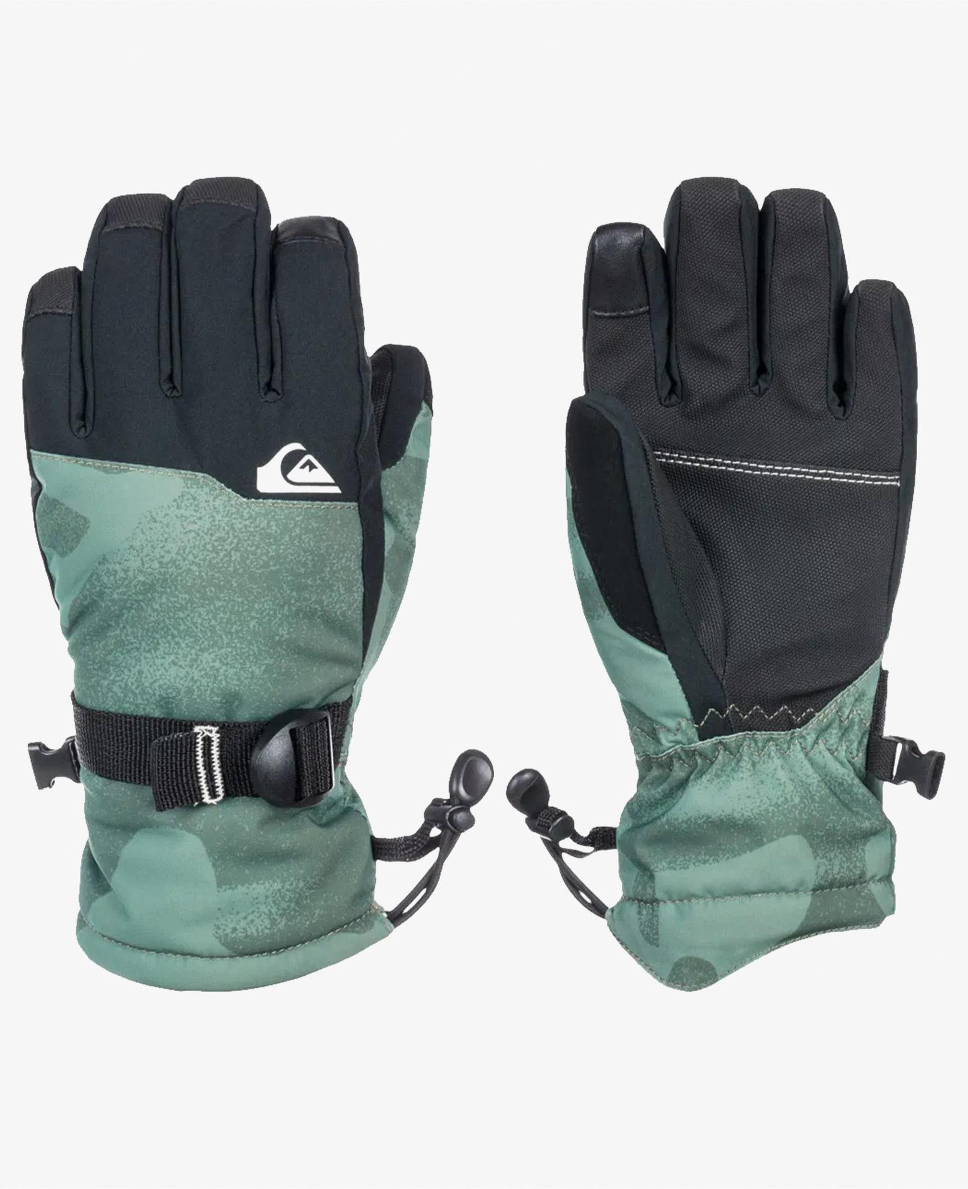 Quiksilver Mission Insulated Çocuk Gri Kayak Eldiveni