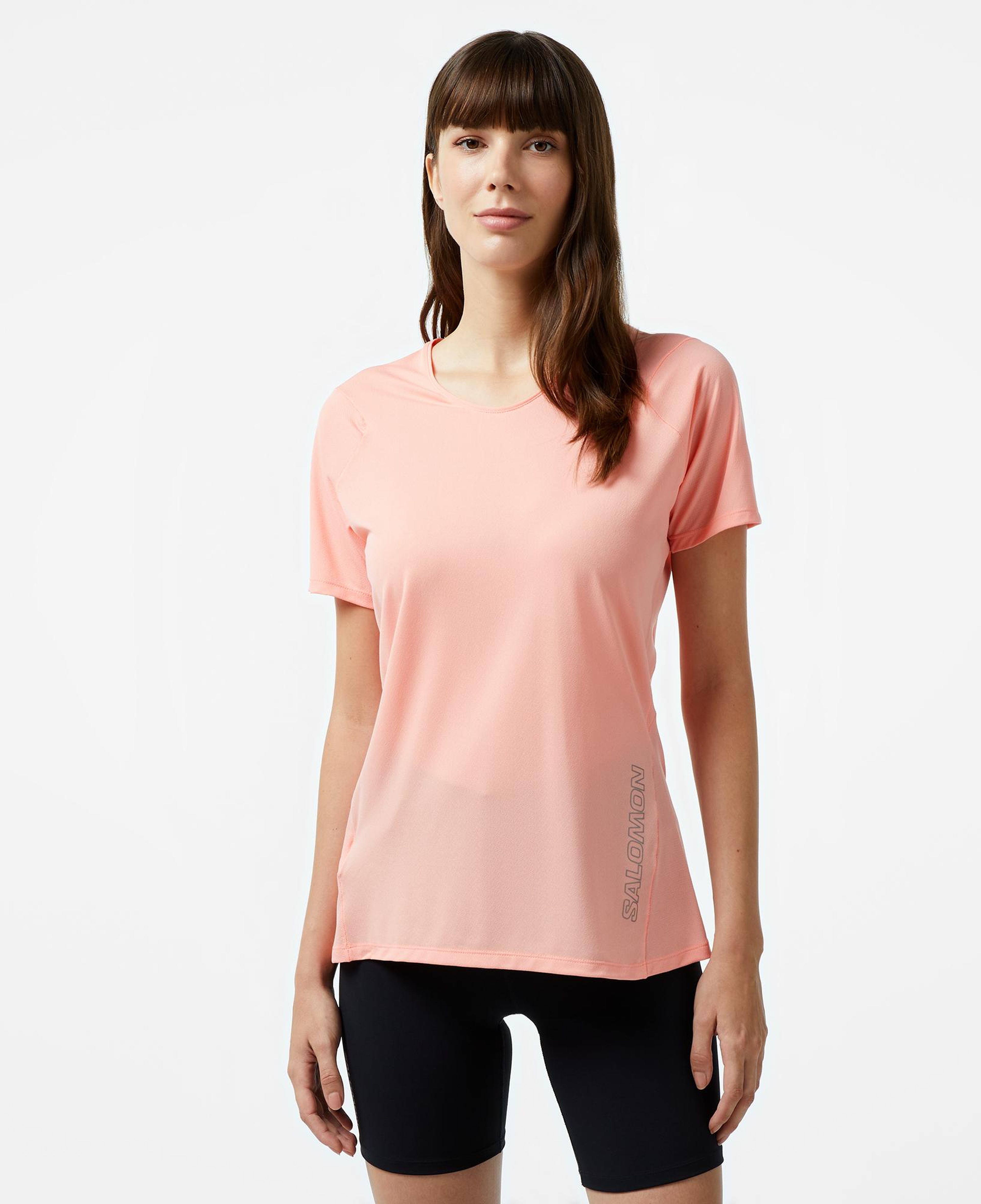 Salomon Aero Kadın Pembe Günlük T-Shirt