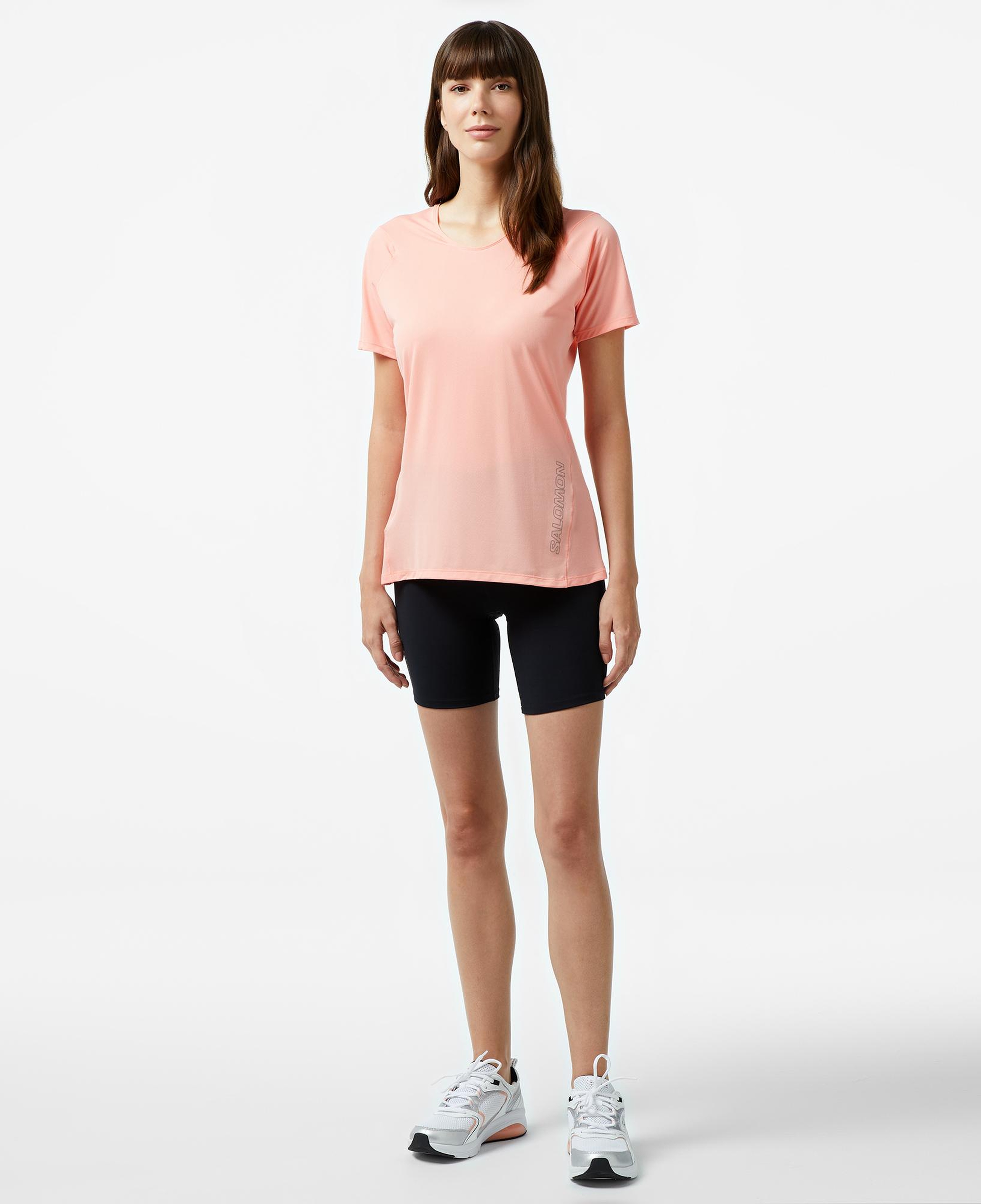 Salomon Aero Kadın Pembe Günlük T-Shirt