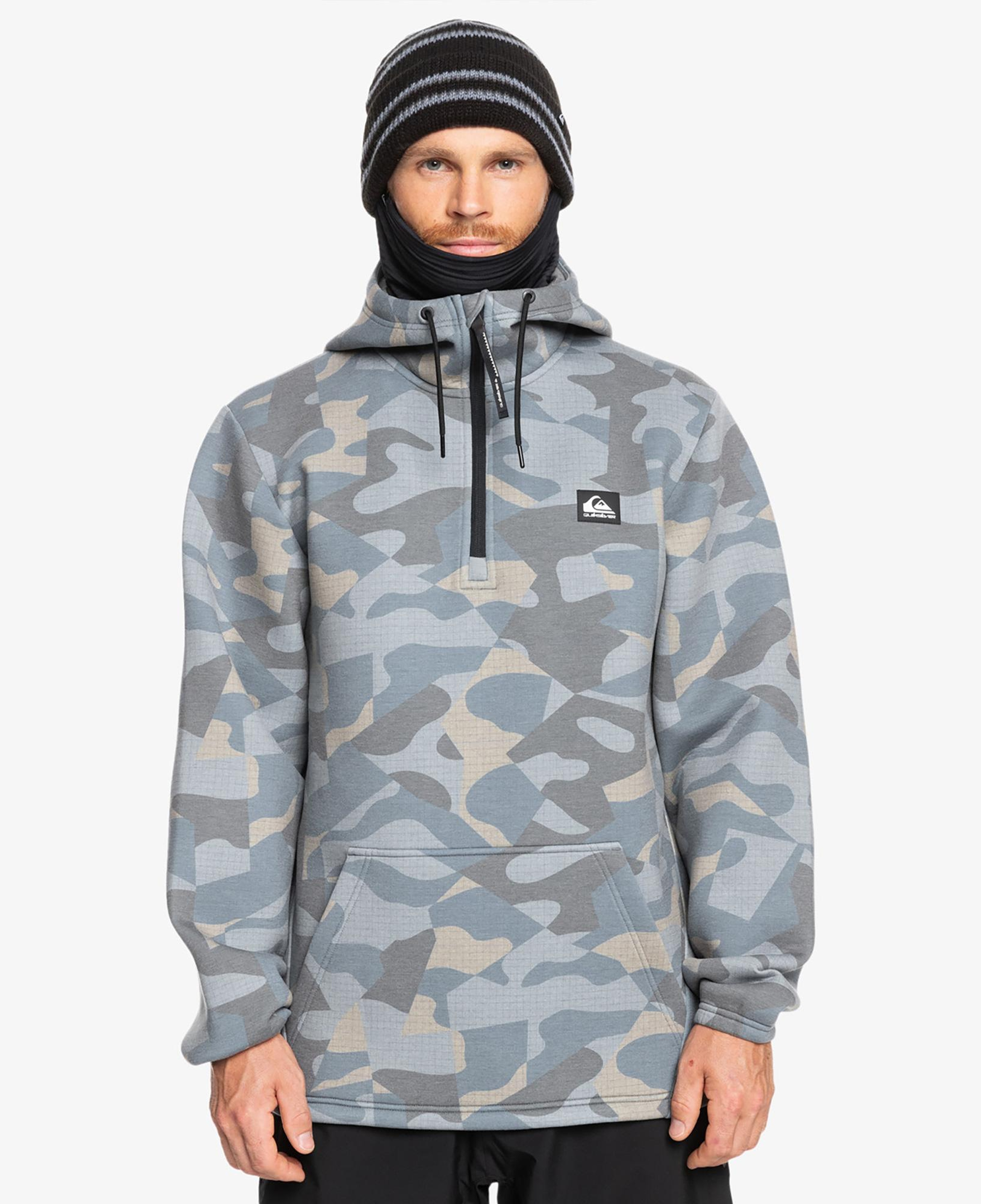 Quiksilver Shrerdder Erkek Gri Polar