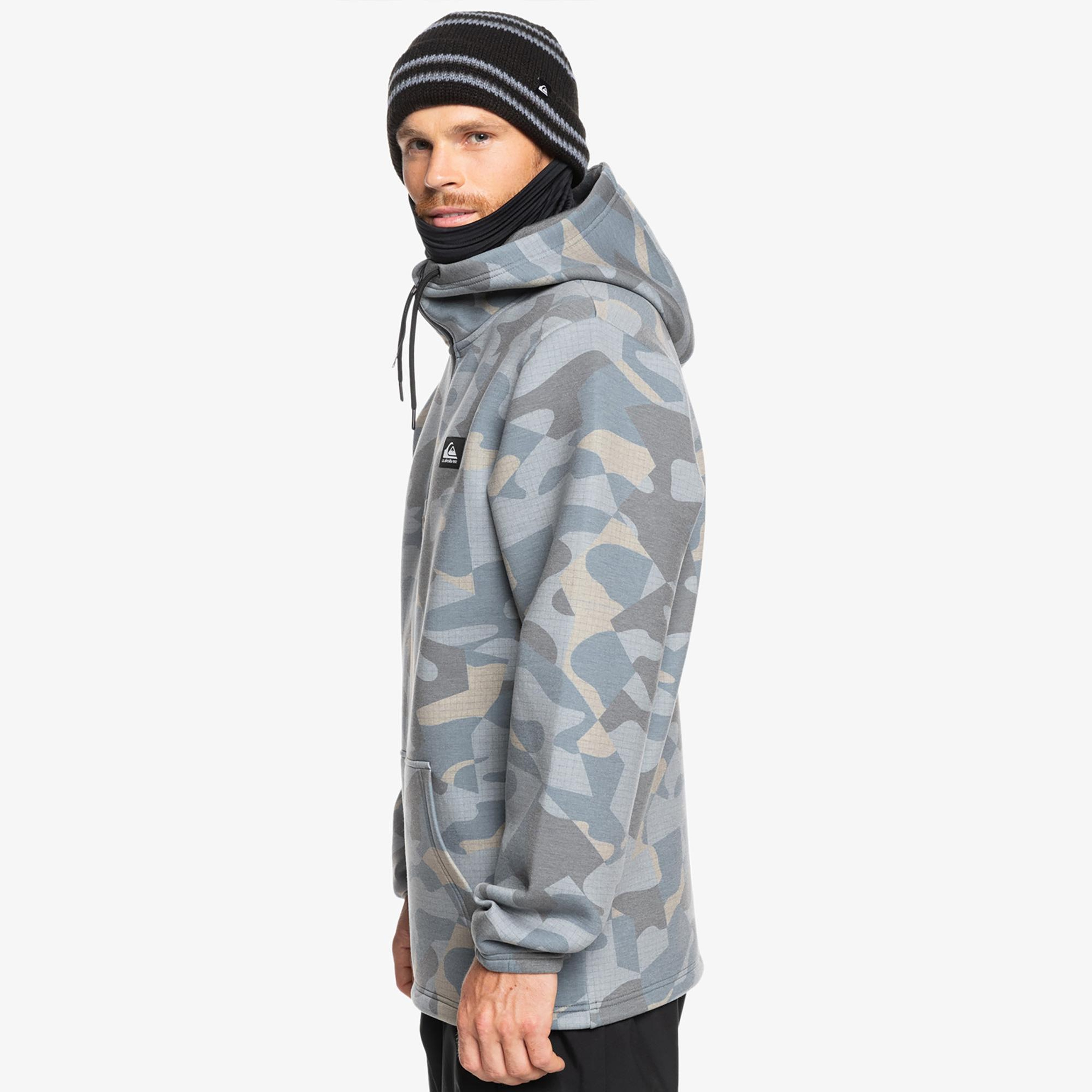 Quiksilver Shrerdder Erkek Gri Polar