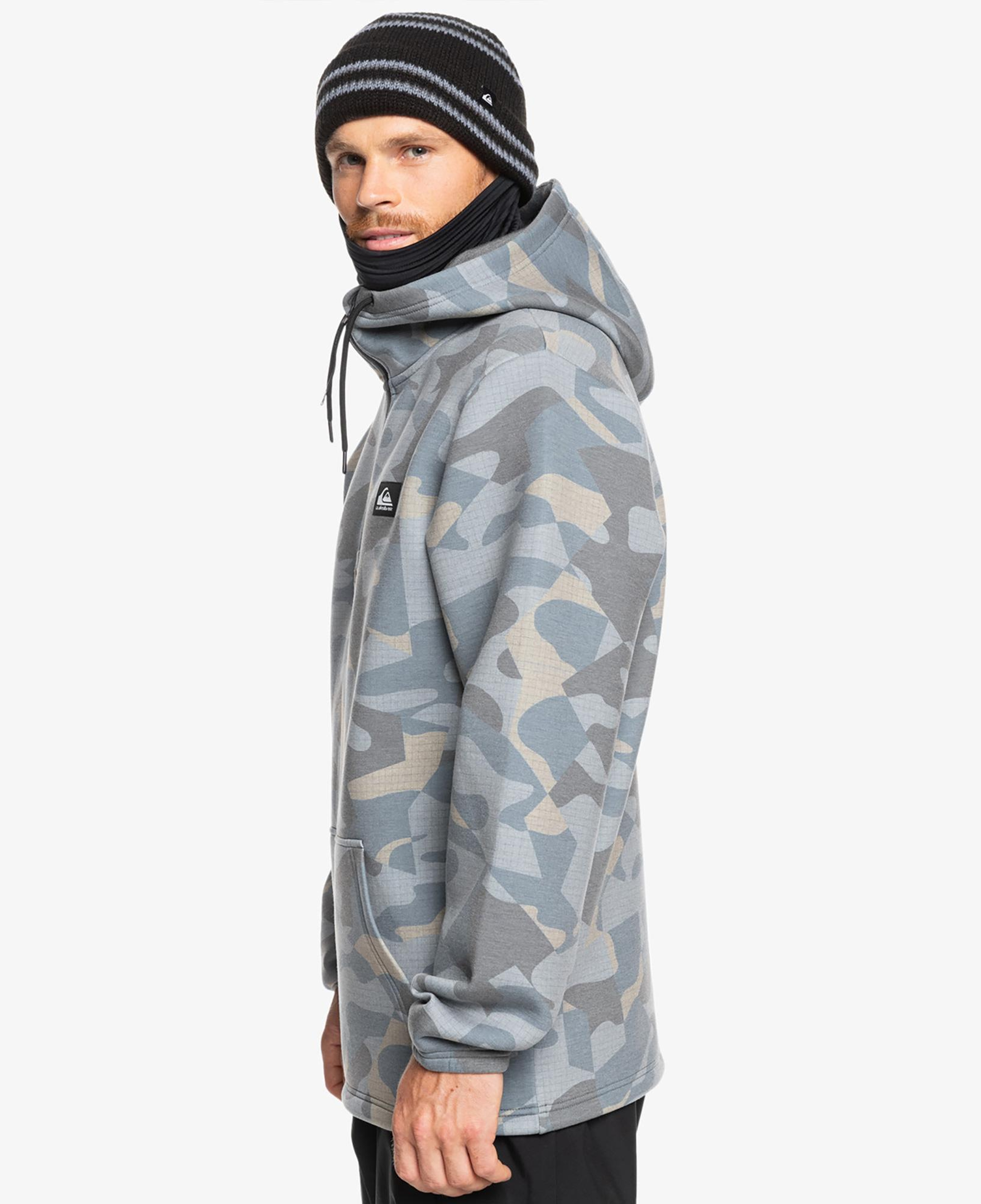 Quiksilver Shrerdder Erkek Gri Polar