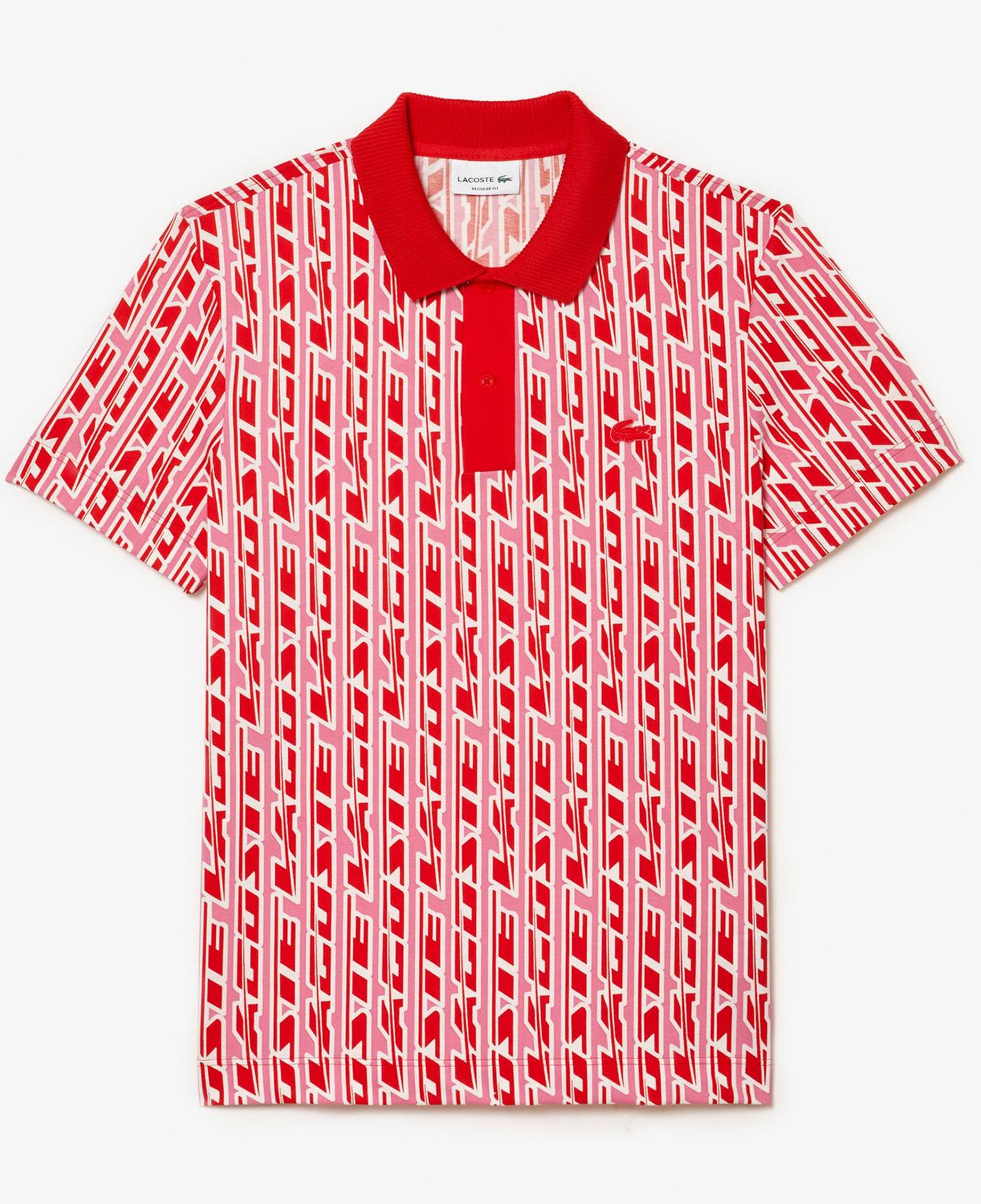 Active Erkek Regular Fit Baskılı Kırmızı Polo