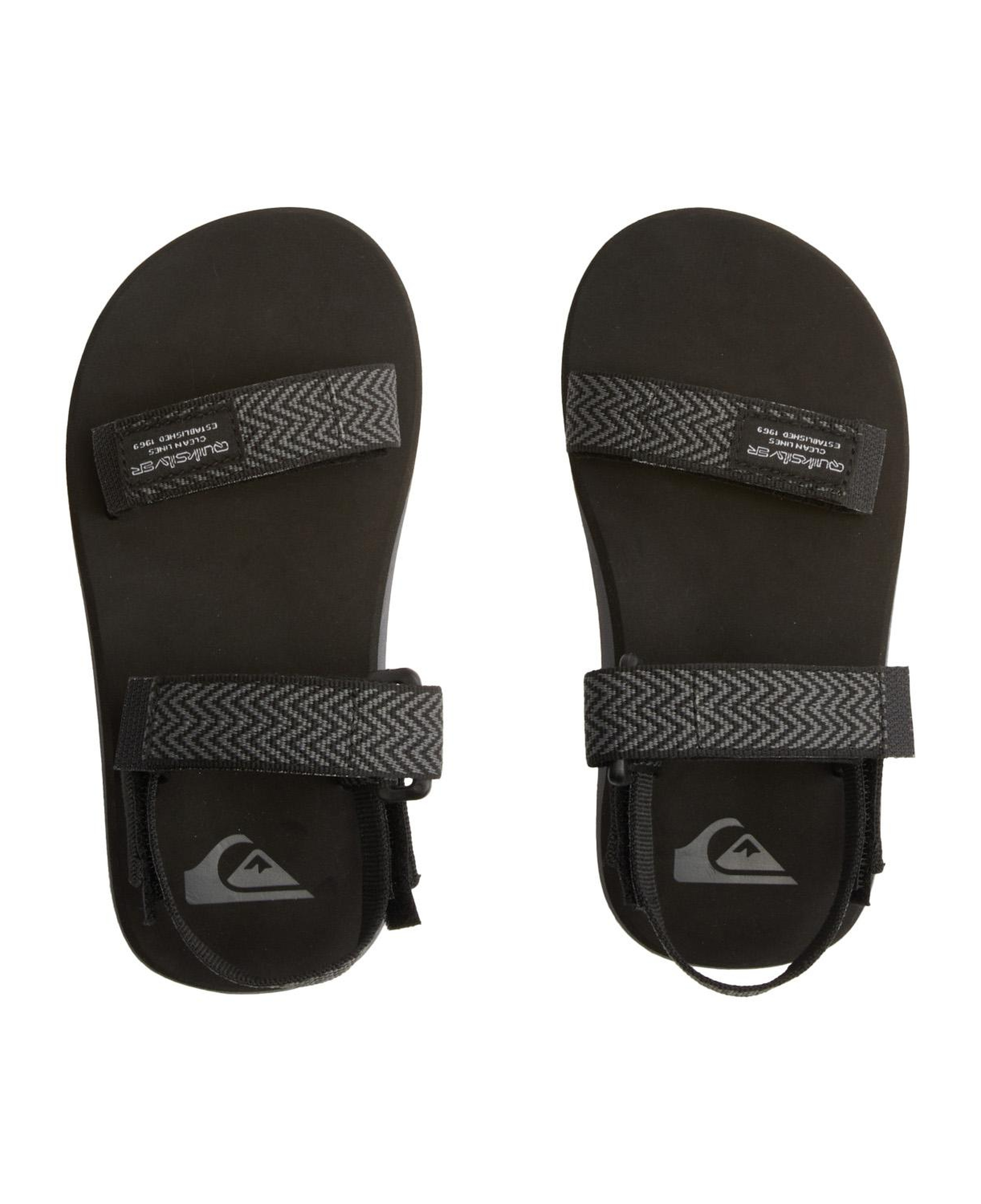 Quiksilver Monkey Caged Youth Erkek Çocuk Siyah Terlik